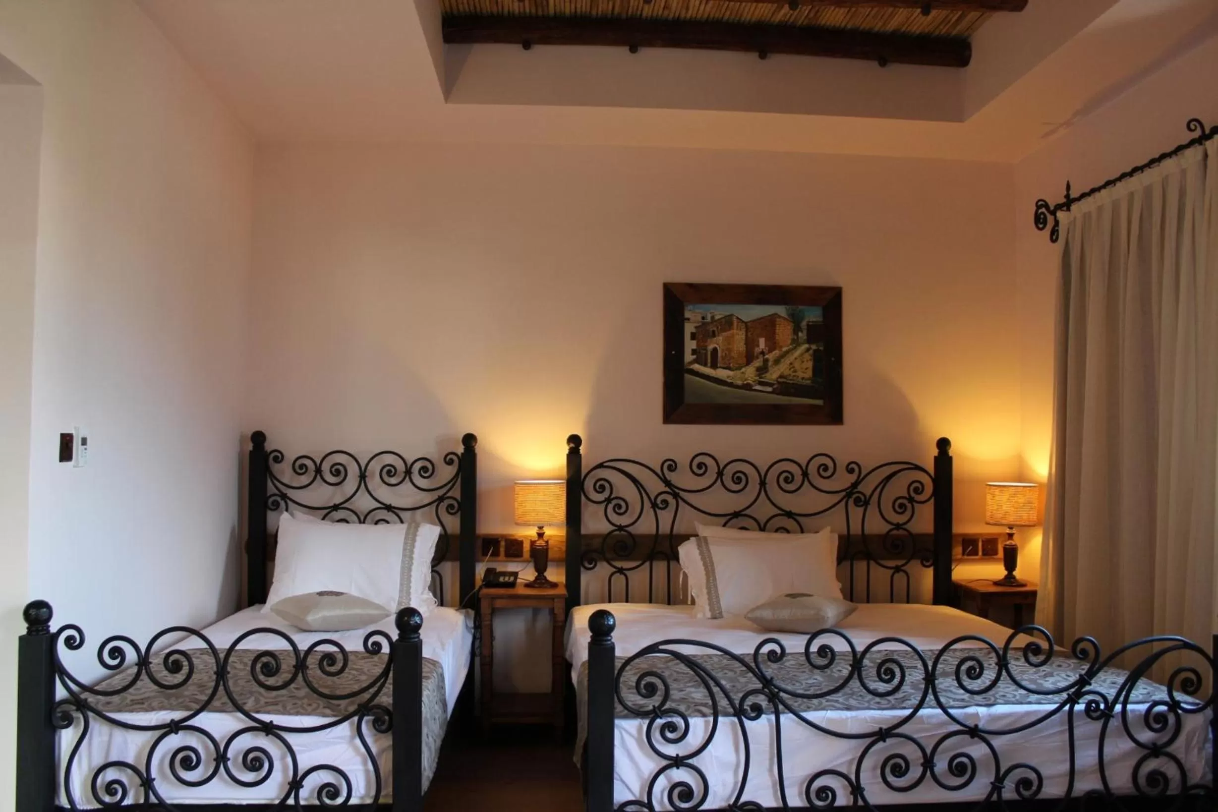 Bed in Kemerli Konak Boutique Hotel