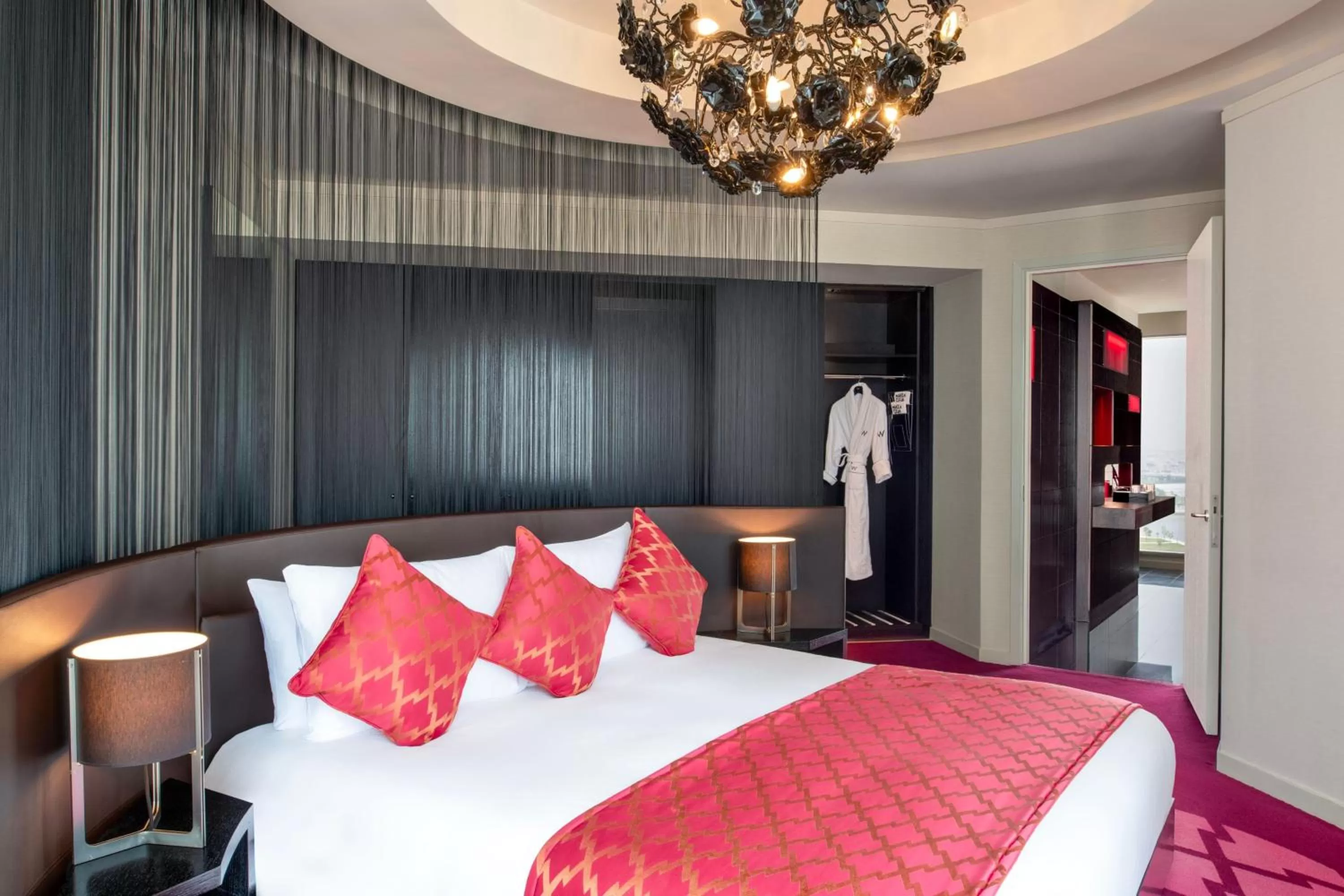 Bedroom, Bed in W Doha