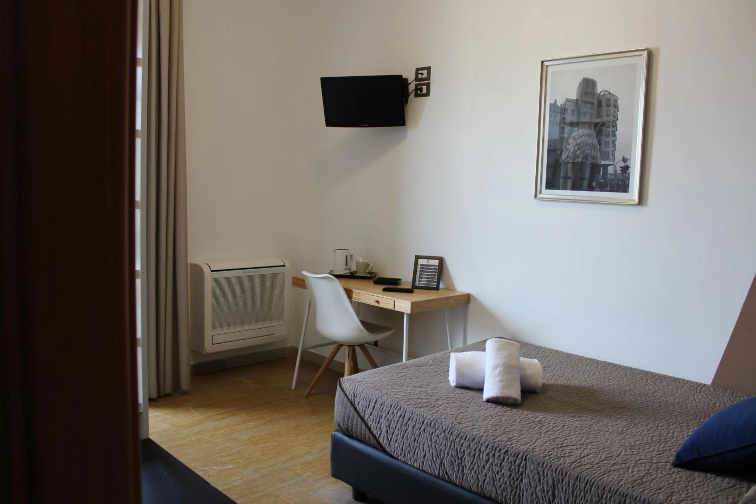 Bed in Hotel Franchi