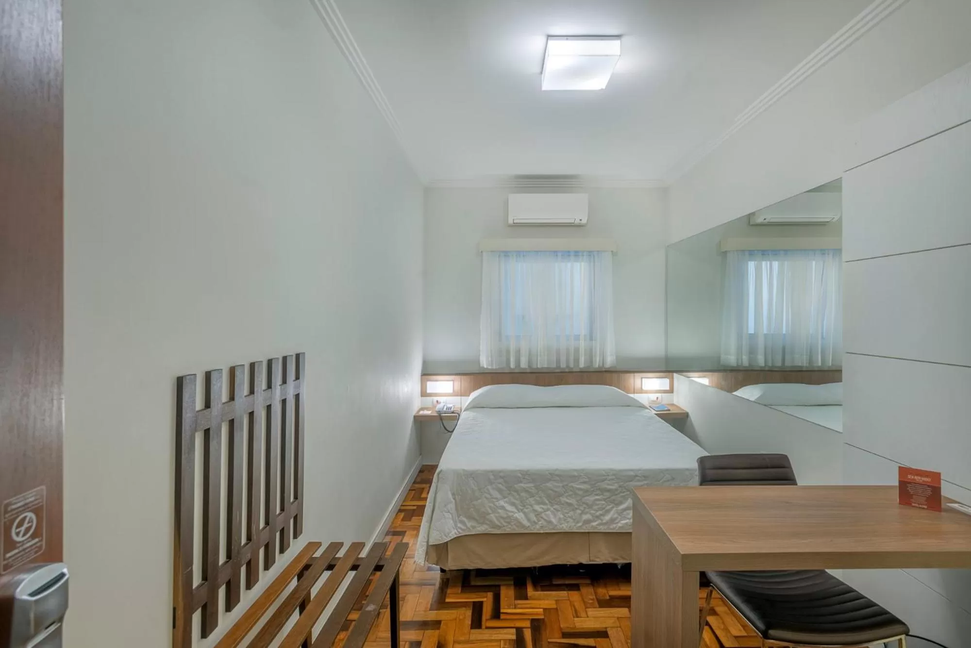 Bed in Hotel Glória Blumenau