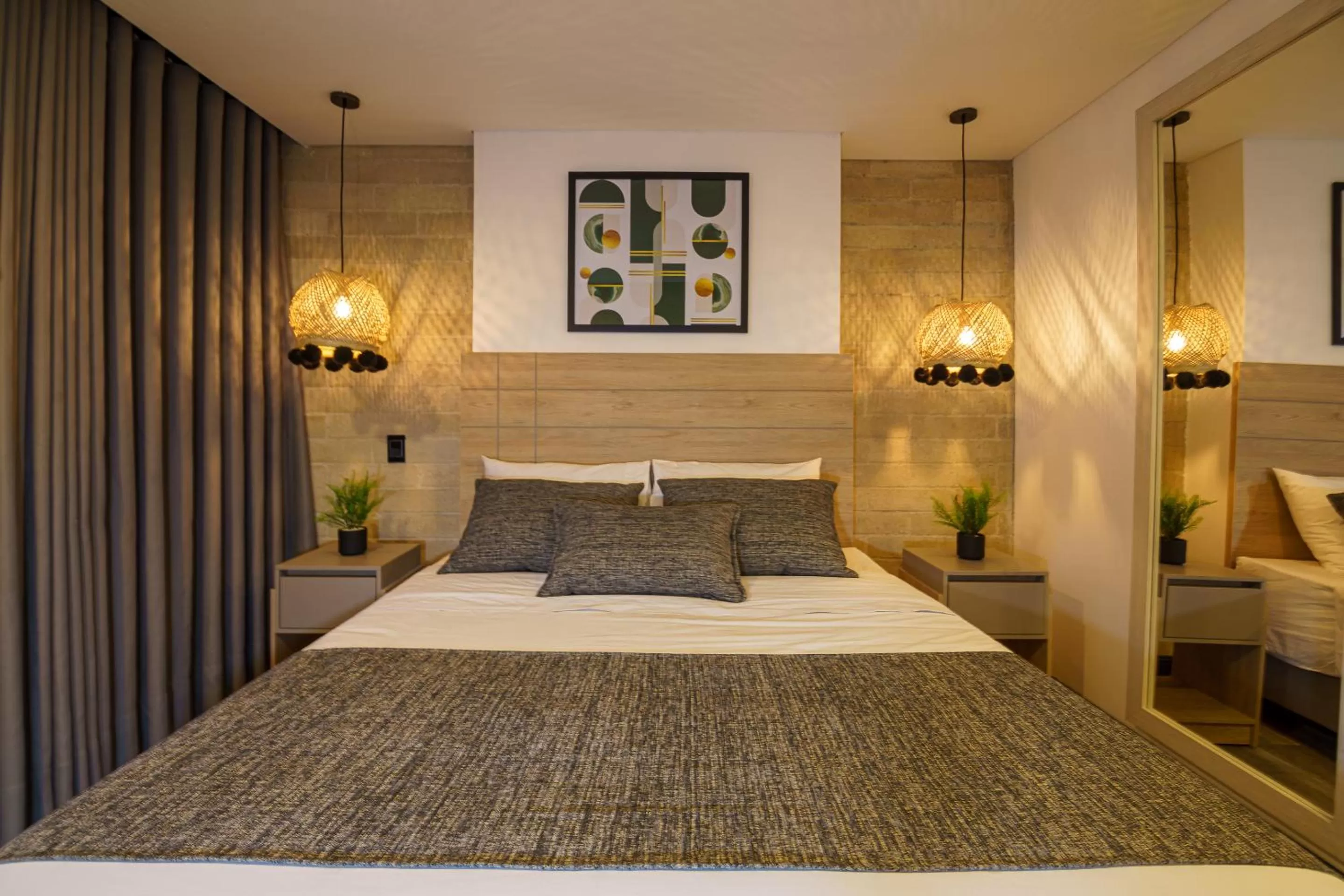 Photo of the whole room, Bed in First Class Hotel