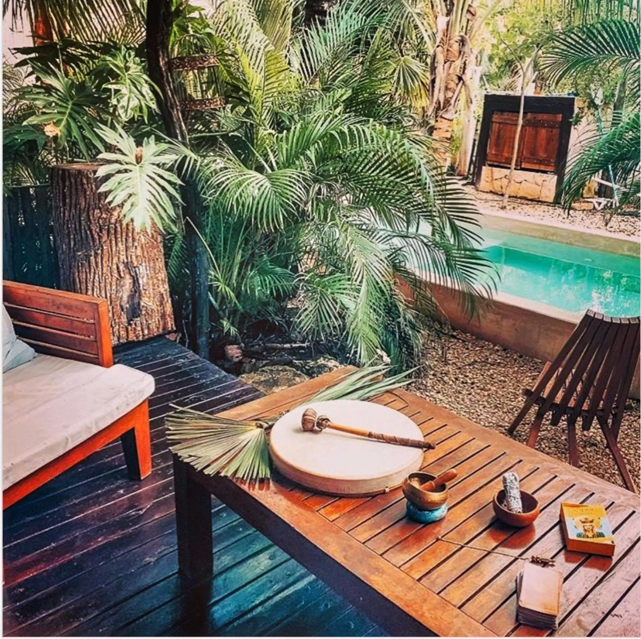 Patio in Suites Tulum