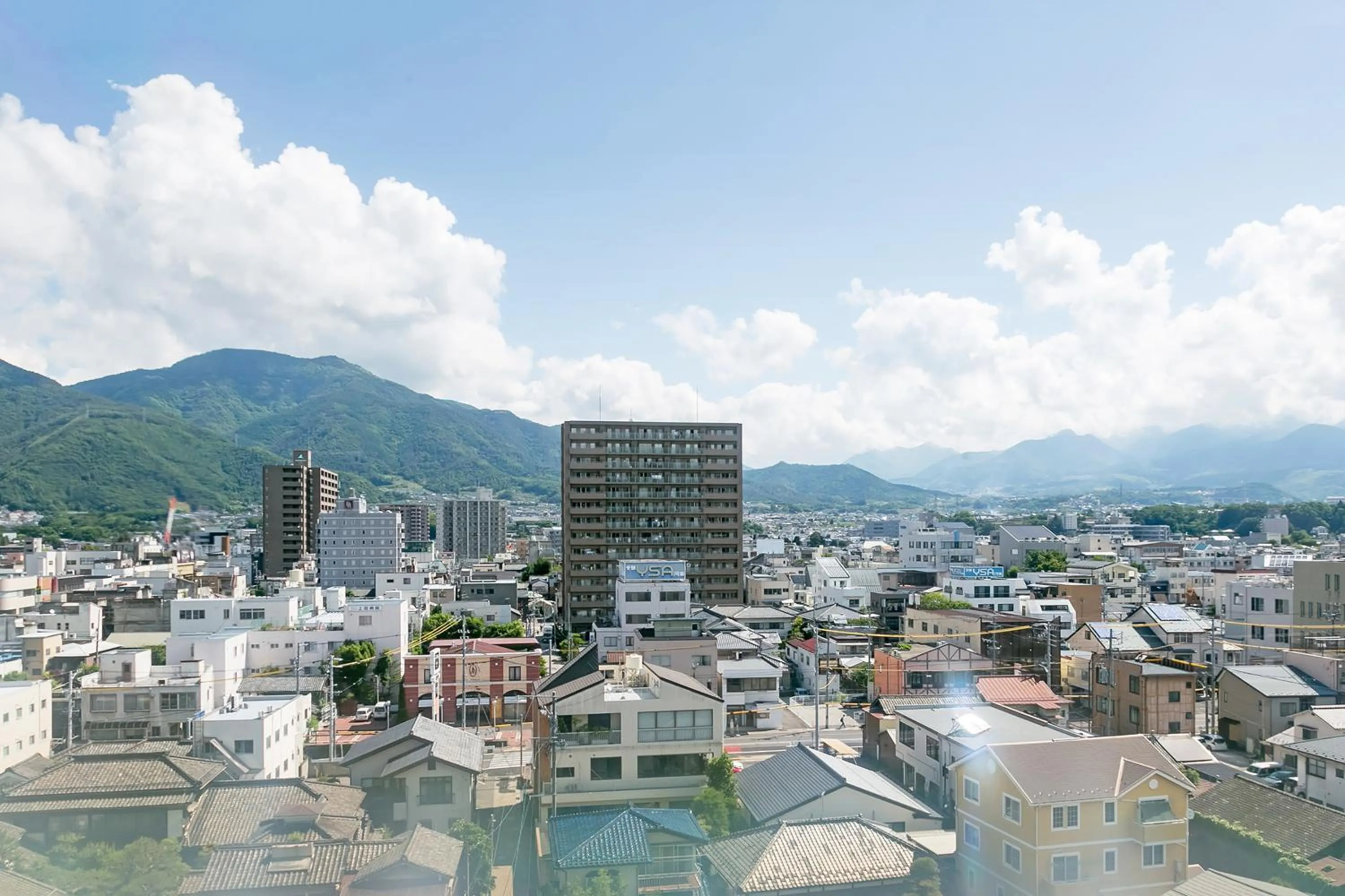 Mountain view in Hotel Sunroute Ueda