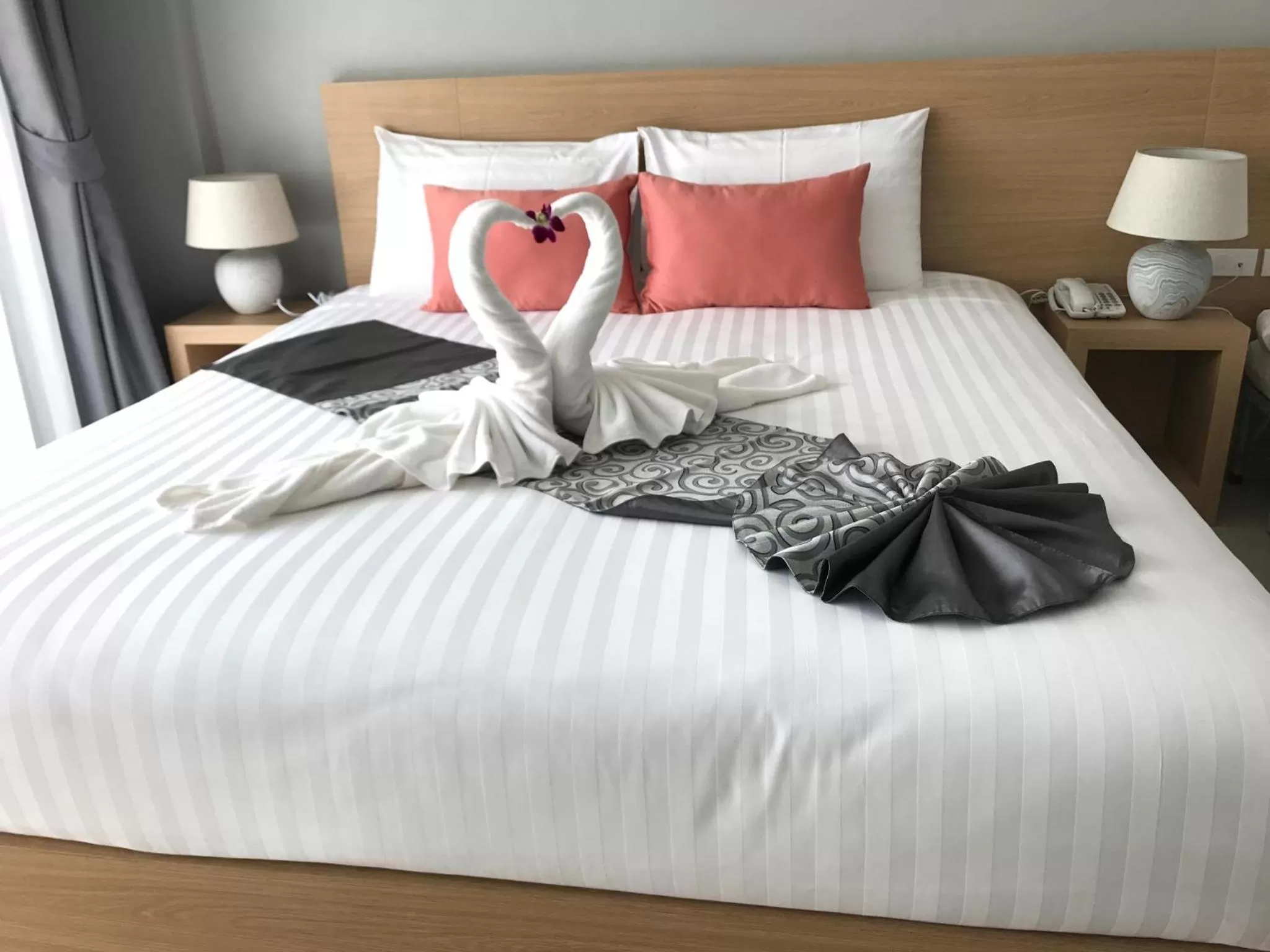 Bed in Aonang Sea Valley Resort