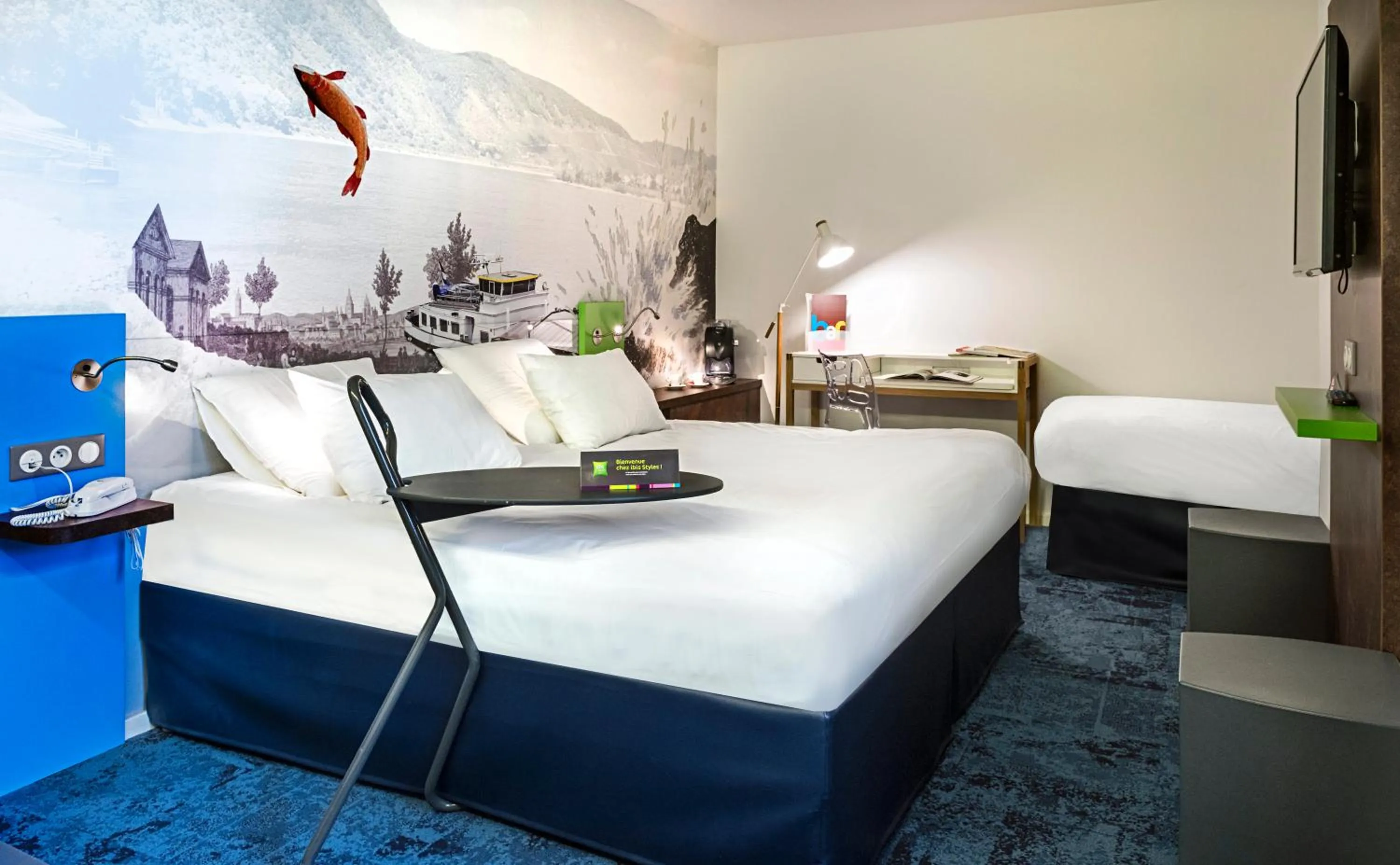 TV and multimedia, Bed in ibis Styles Strasbourg Avenue du Rhin