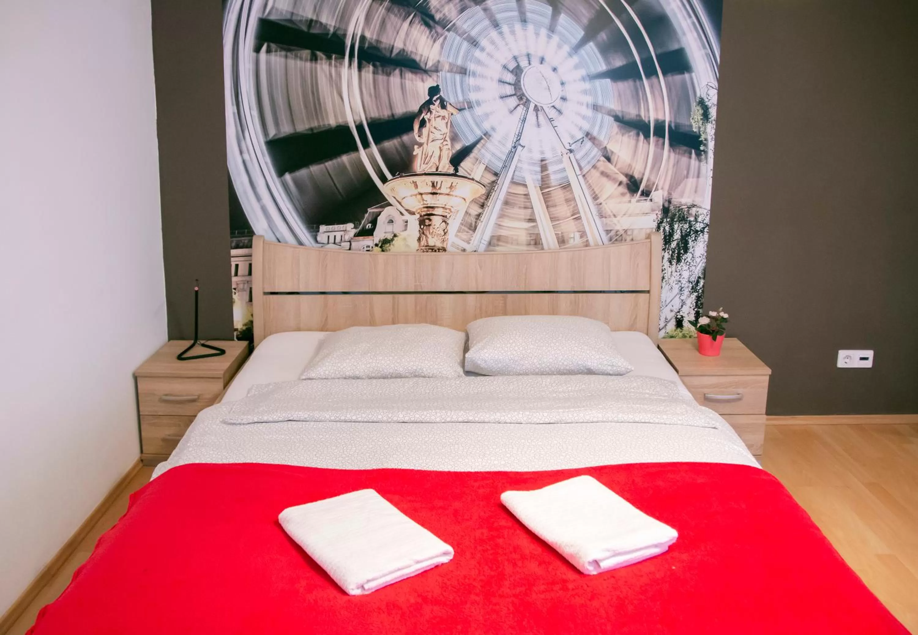 Bedroom in Keleti Aparthotel