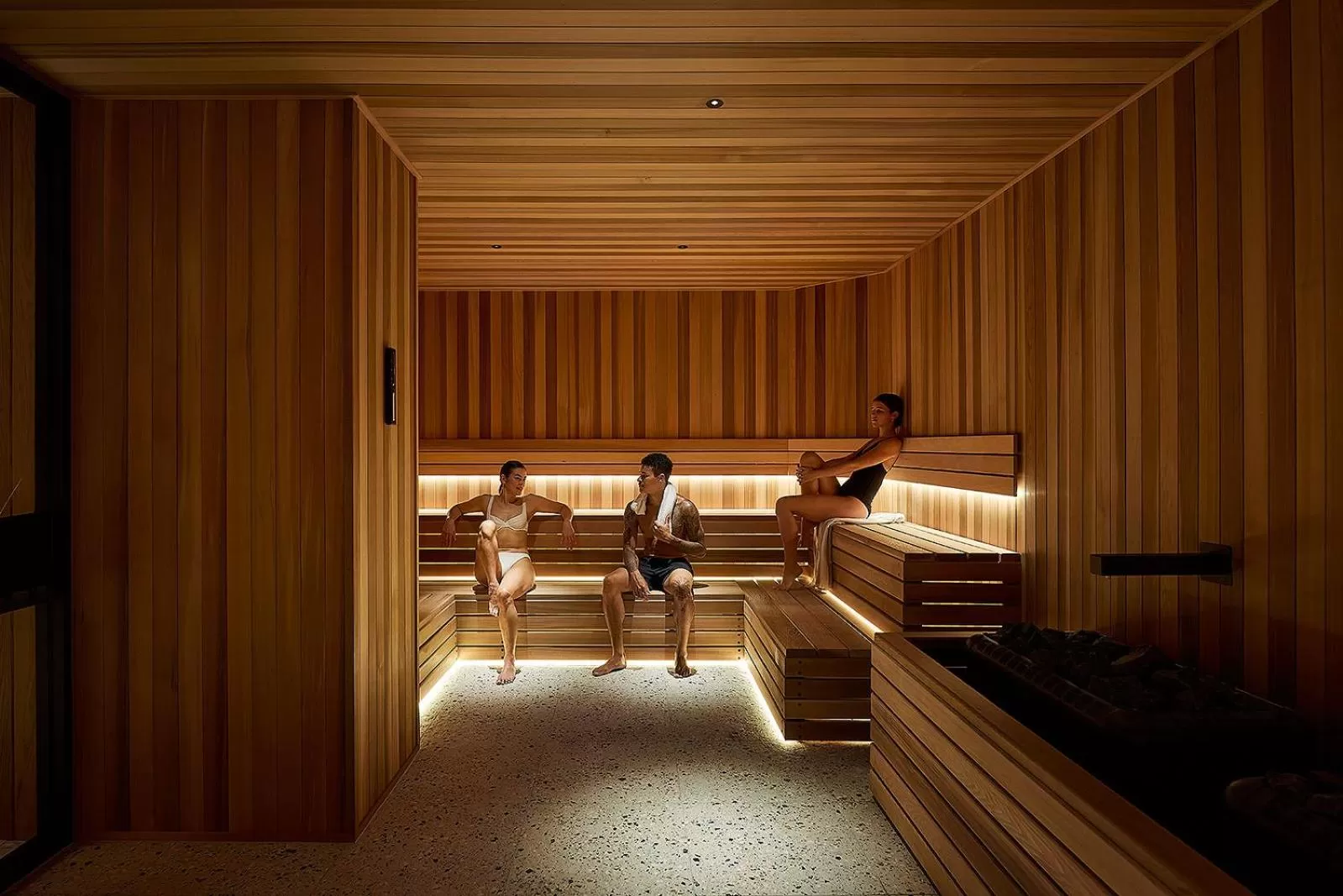 Sauna in InterContinental Sorrento Mornington Peninsula by IHG