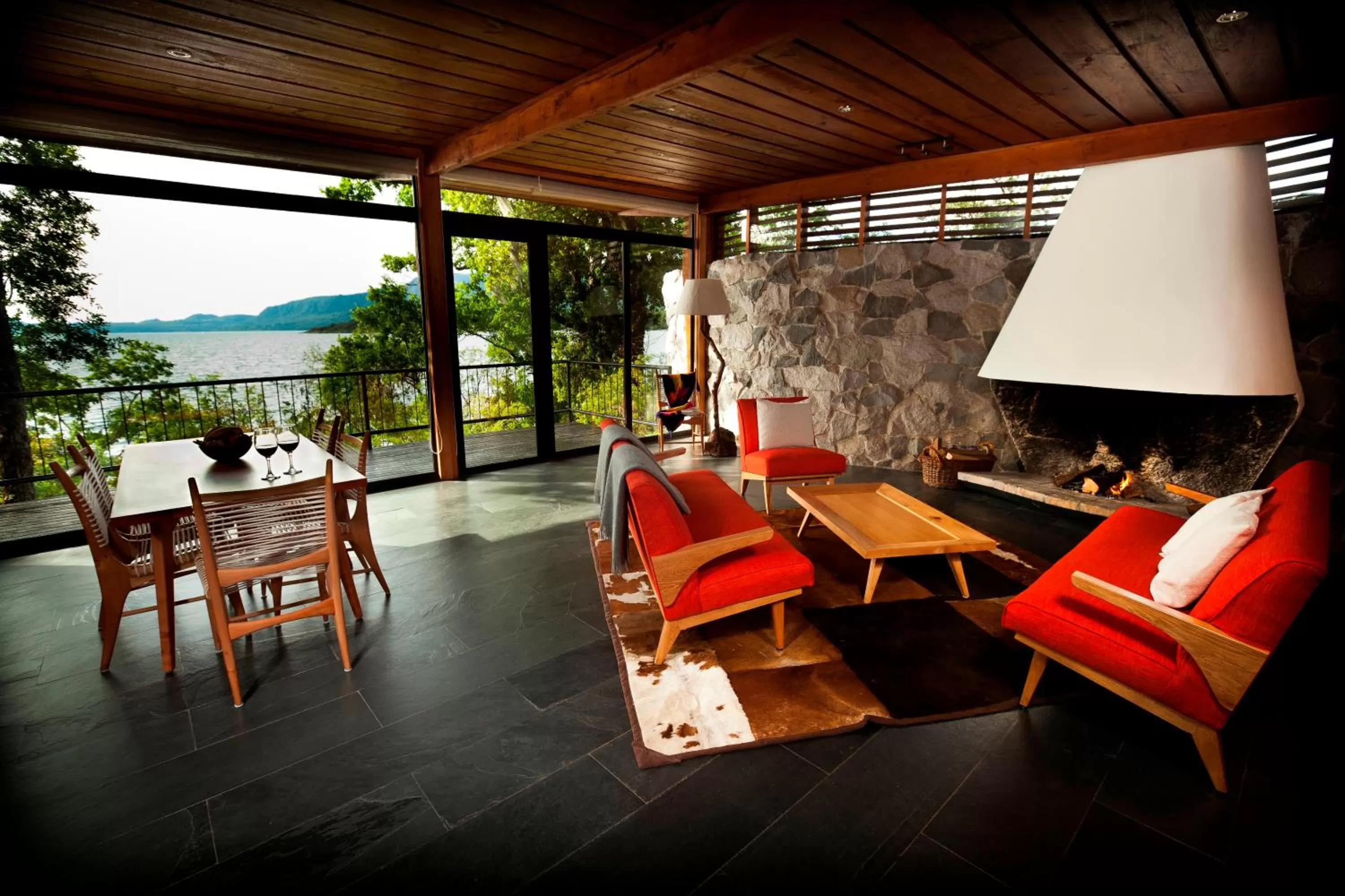 Living room in Hotel Antumalal