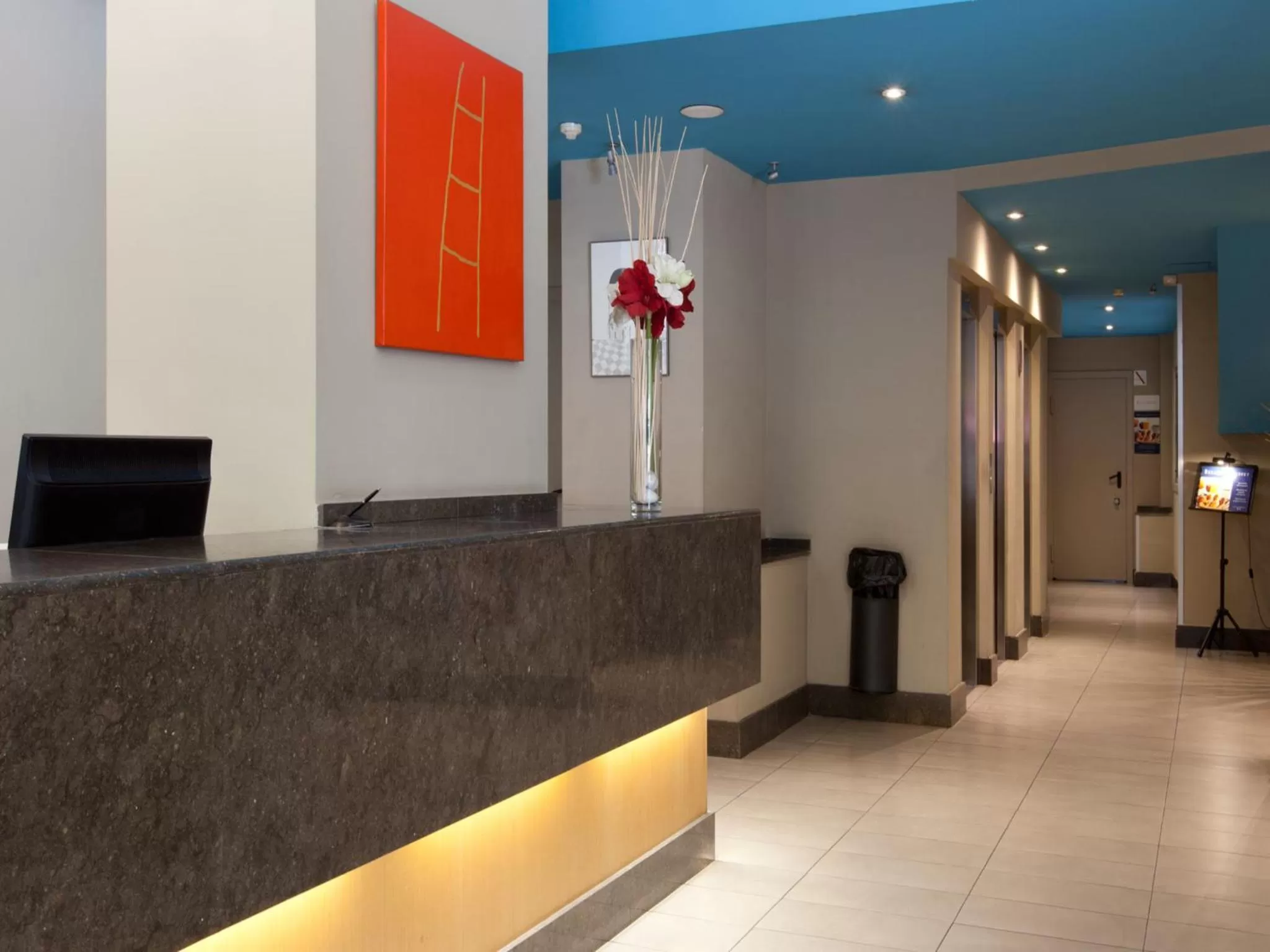 Lobby or reception in Hotel Sagrada Familia