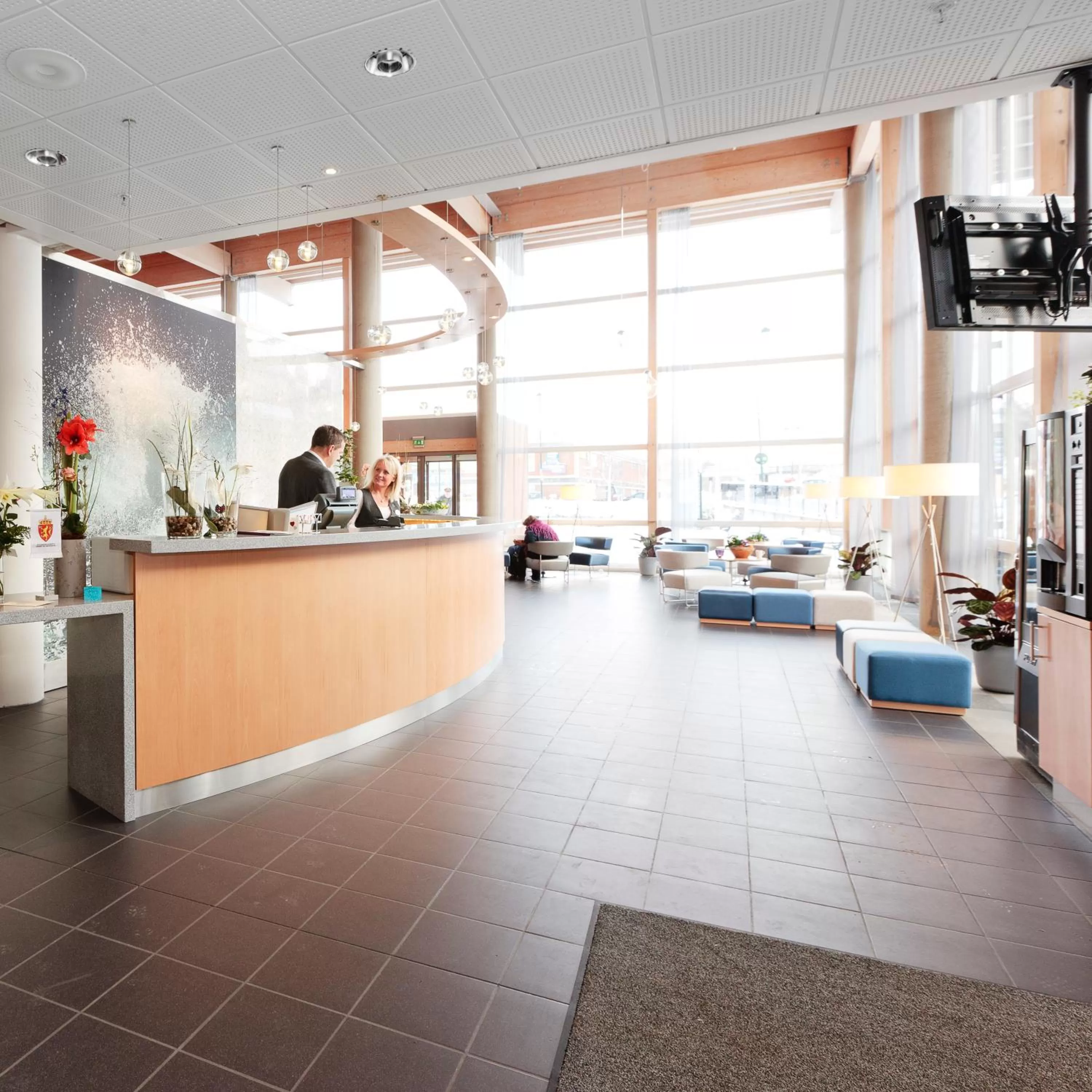 Lobby or reception in Thon Hotel Surnadal