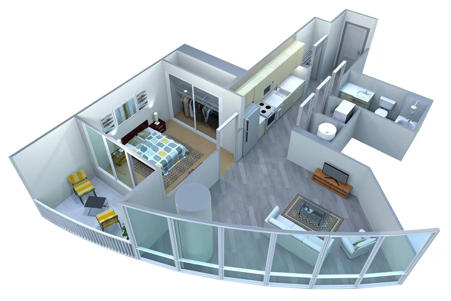 Floor plan in Placemakr Premier SoBro