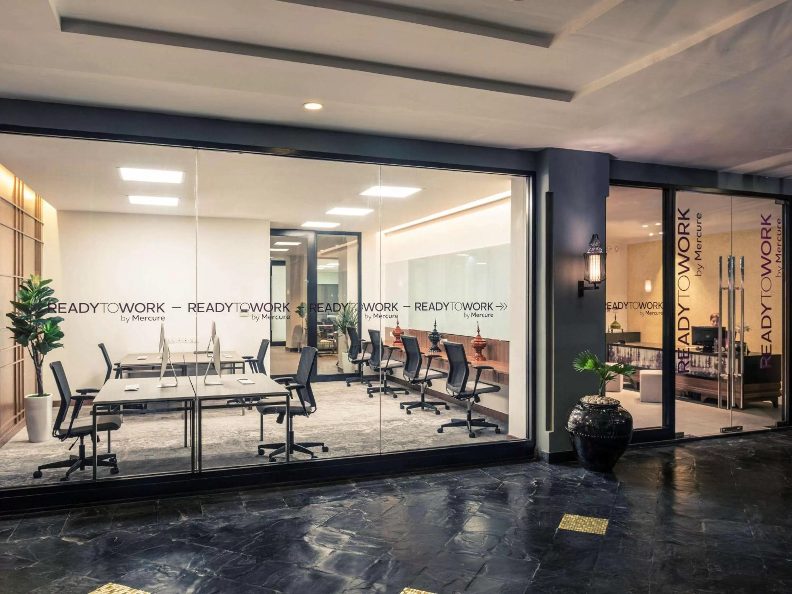 On site in Mercure Yangon Kaba Aye