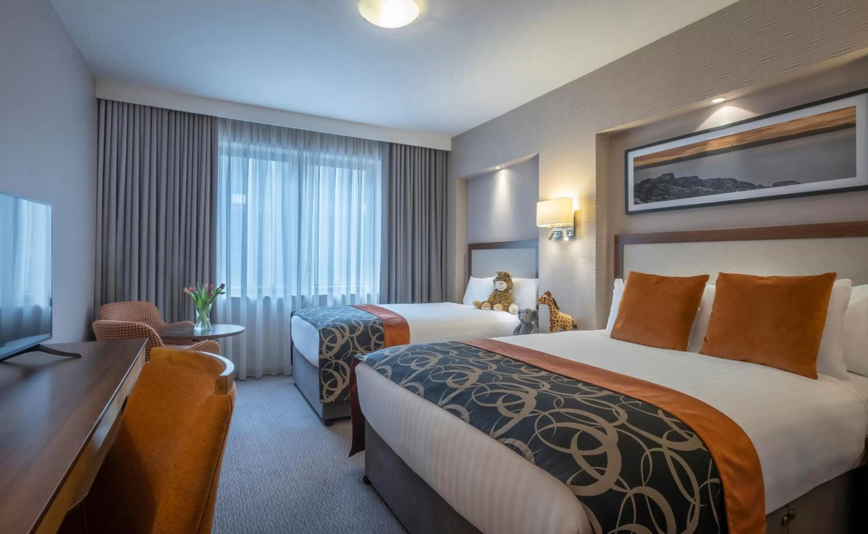 Bedroom, Bed in Clayton Hotel Belfast City