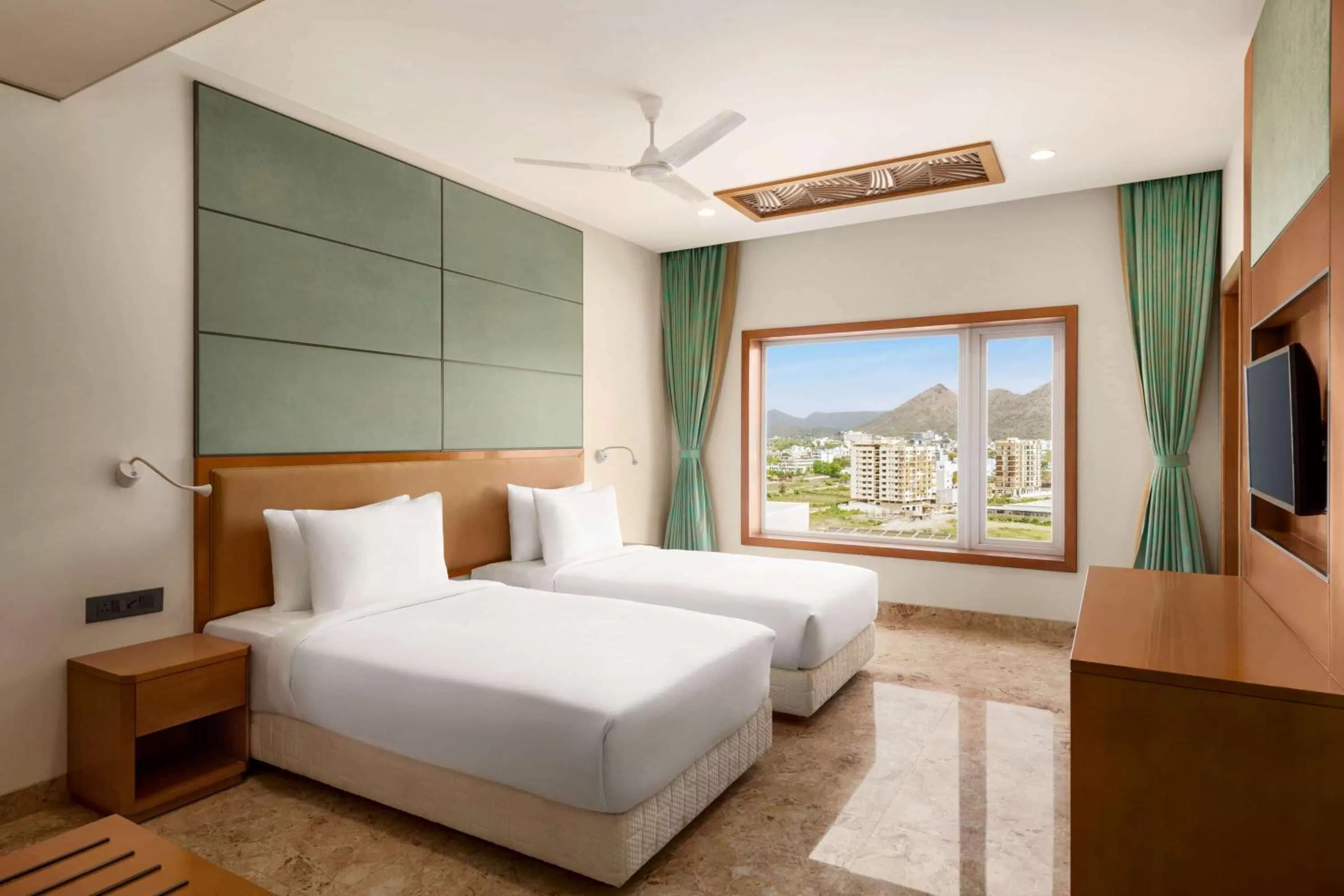 Photo of the whole room, Bed in Howard Johnson by Wyndham Udaipur Roop Nagar