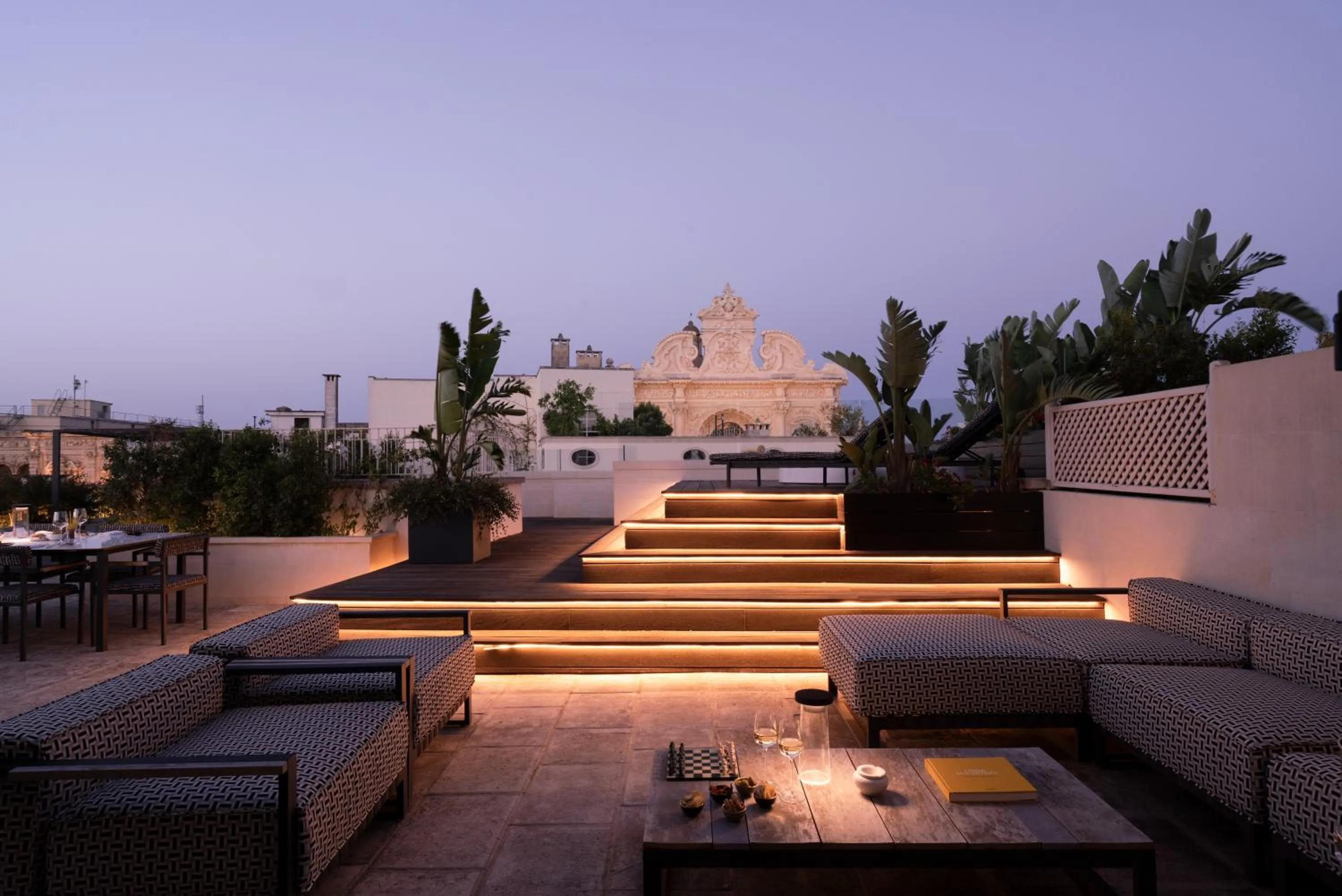 Balcony/Terrace in Patria Palace Lecce - The Leading Hotels of The World