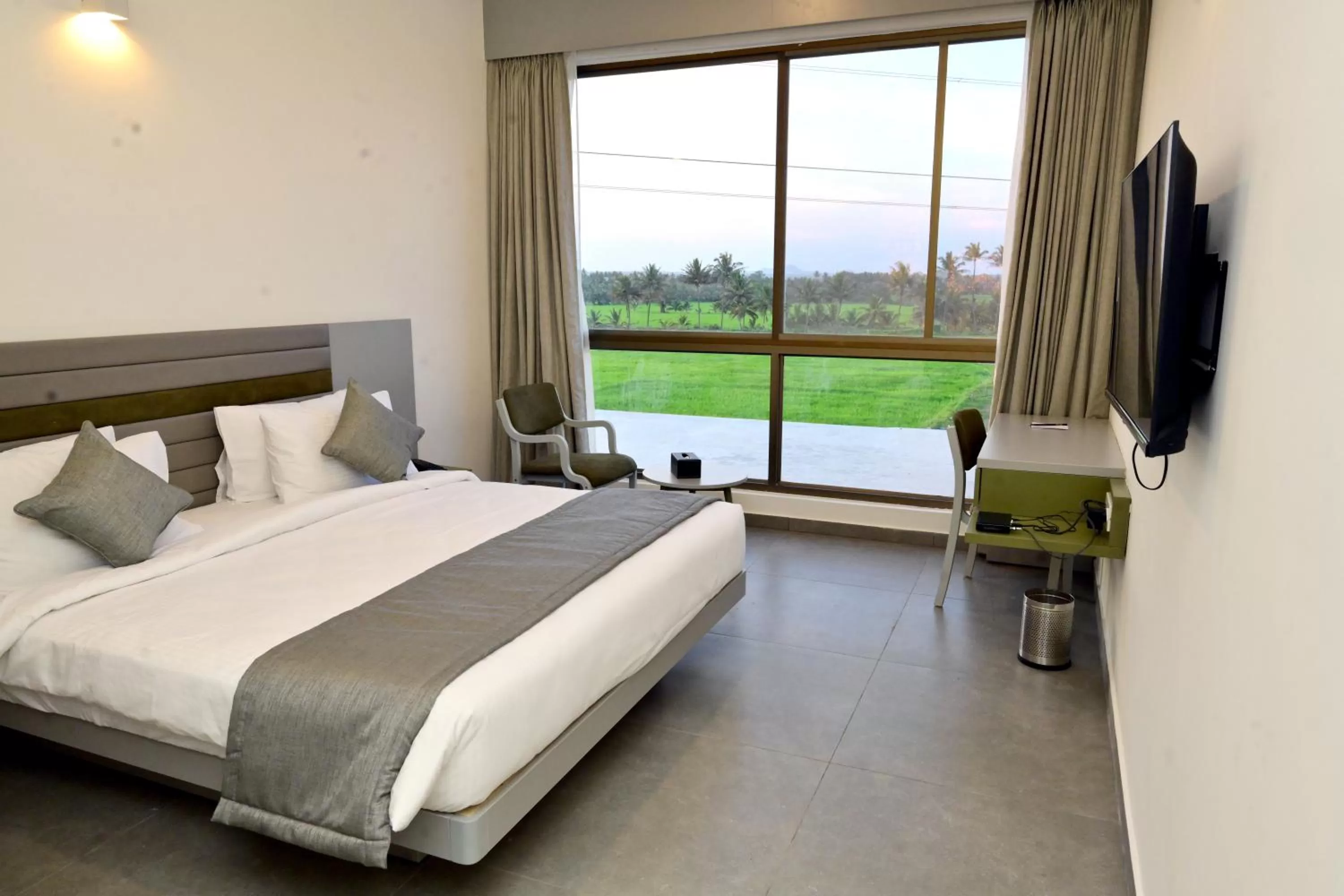 Bed in Clarks Inn Express, KRS road-Mandya, Mysore