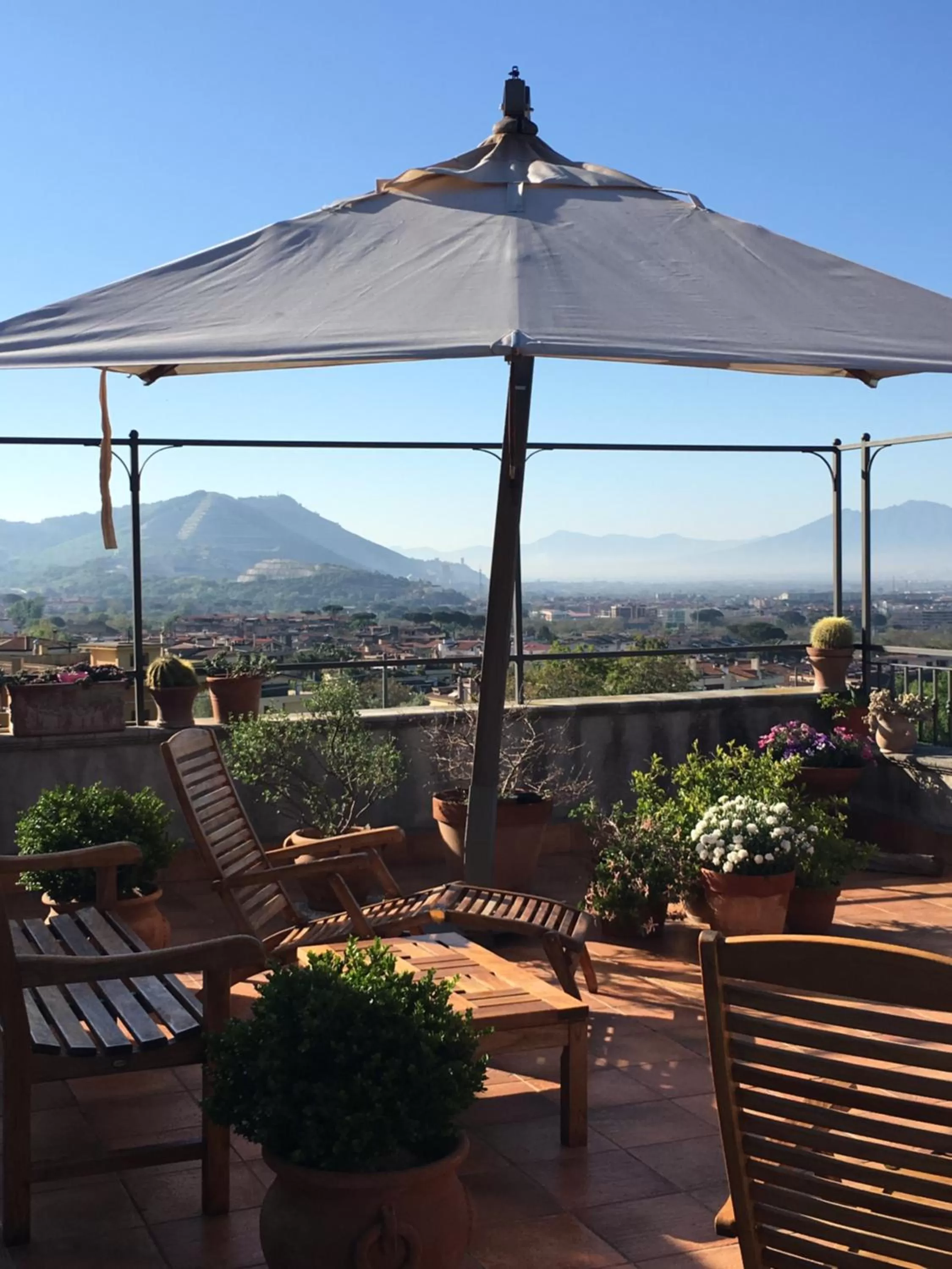 Balcony/Terrace in B&B MontAlbano