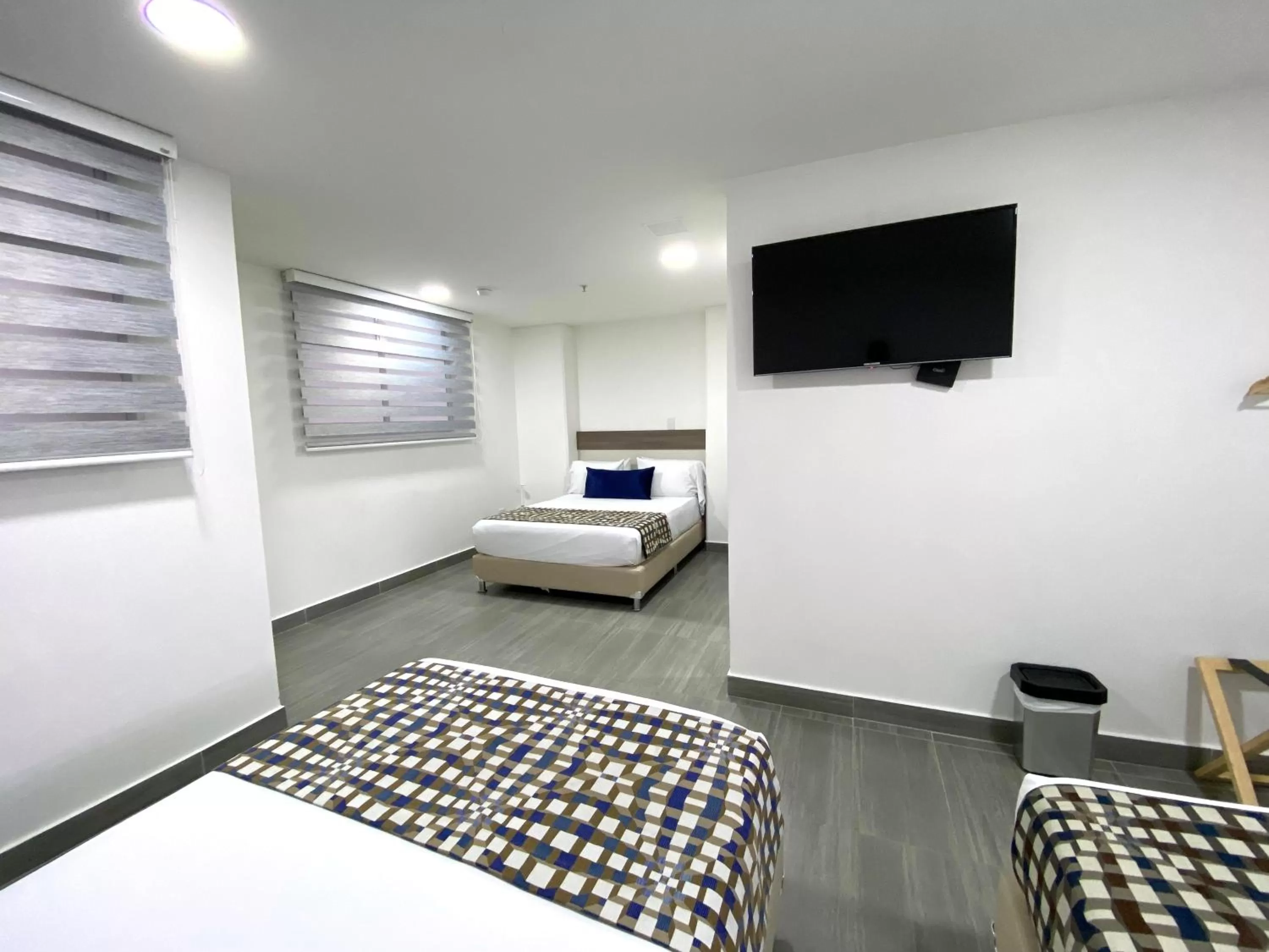 Bed in Seven Inn Hotel