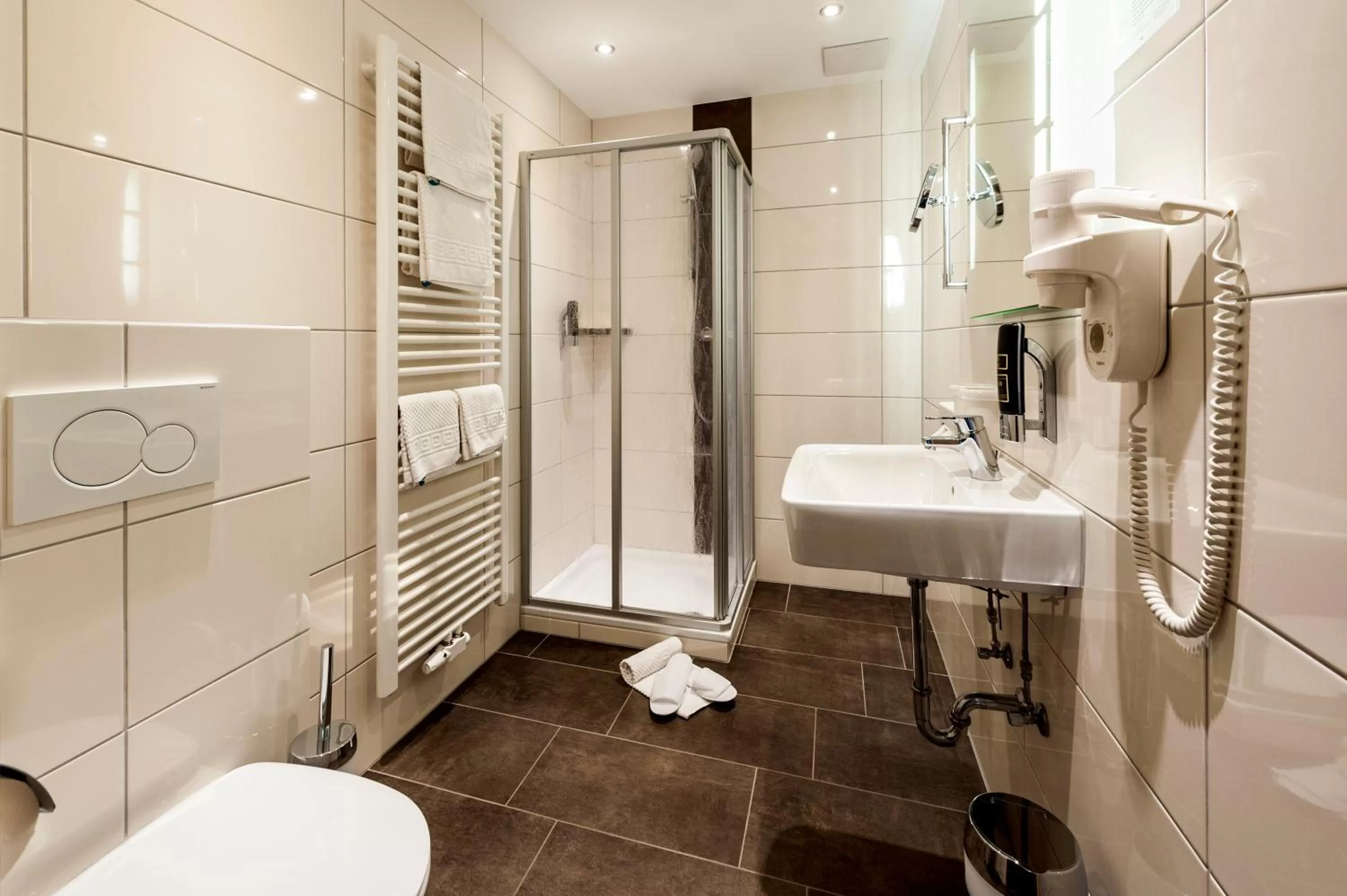 Bathroom in Hotel Hilker