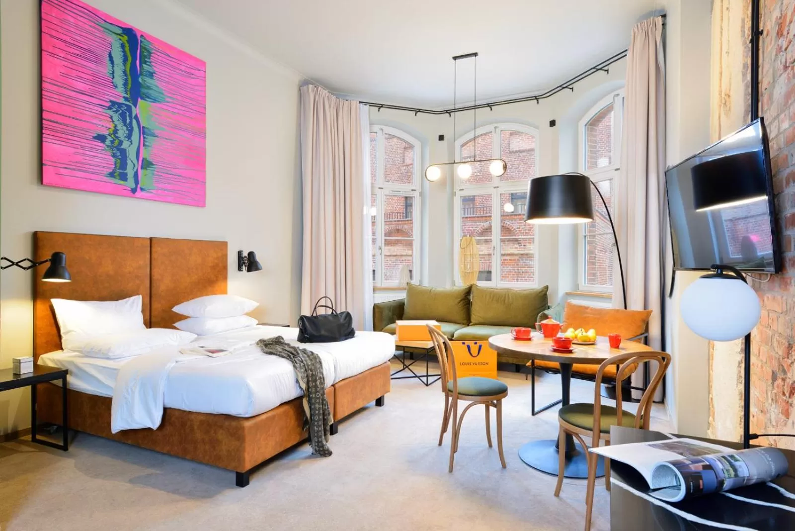 Bed in ARCHE Dwór Uphagena Gdańsk