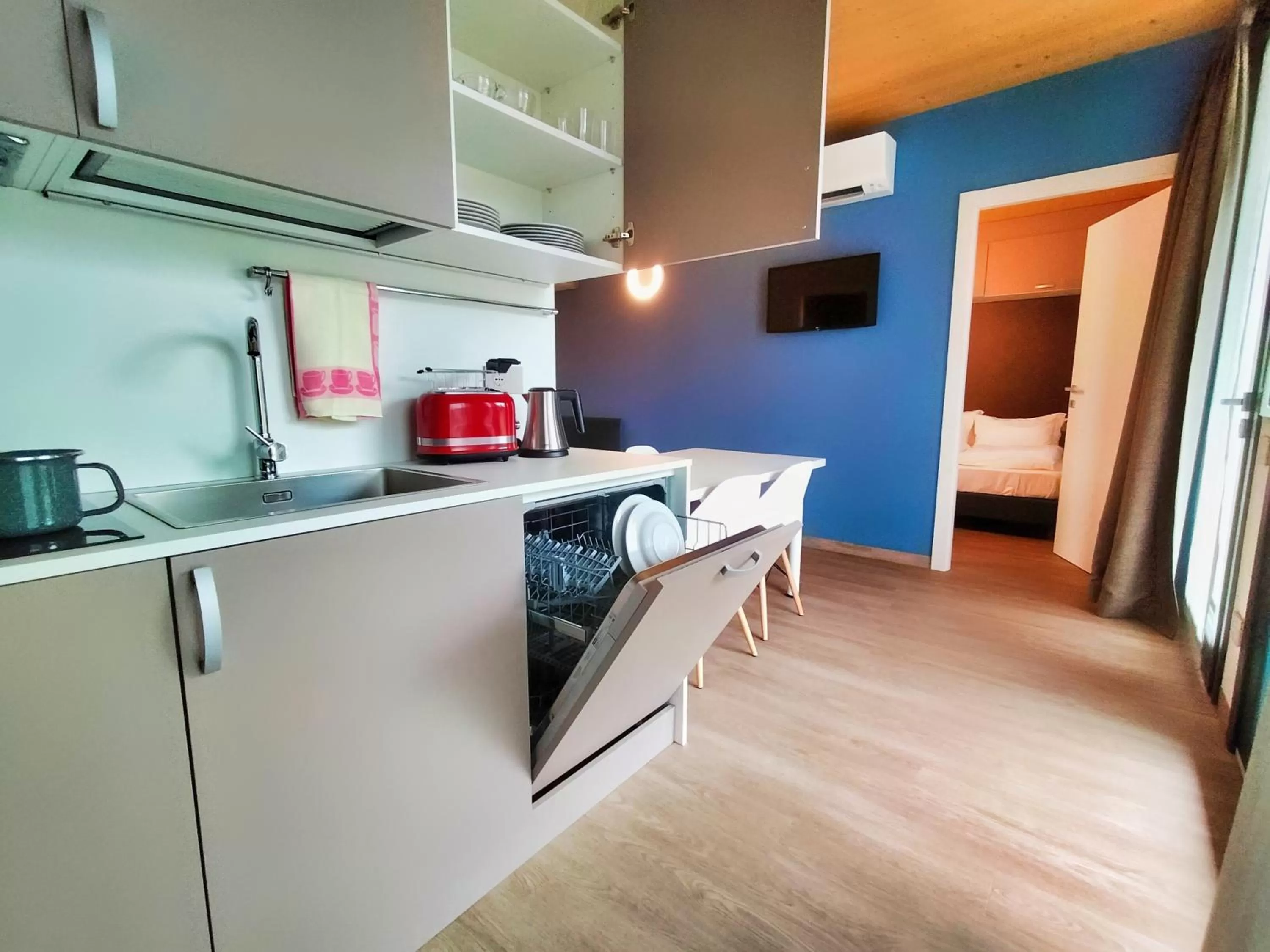 Kitchen or kitchenette in Borgo Stazione Bike Inn