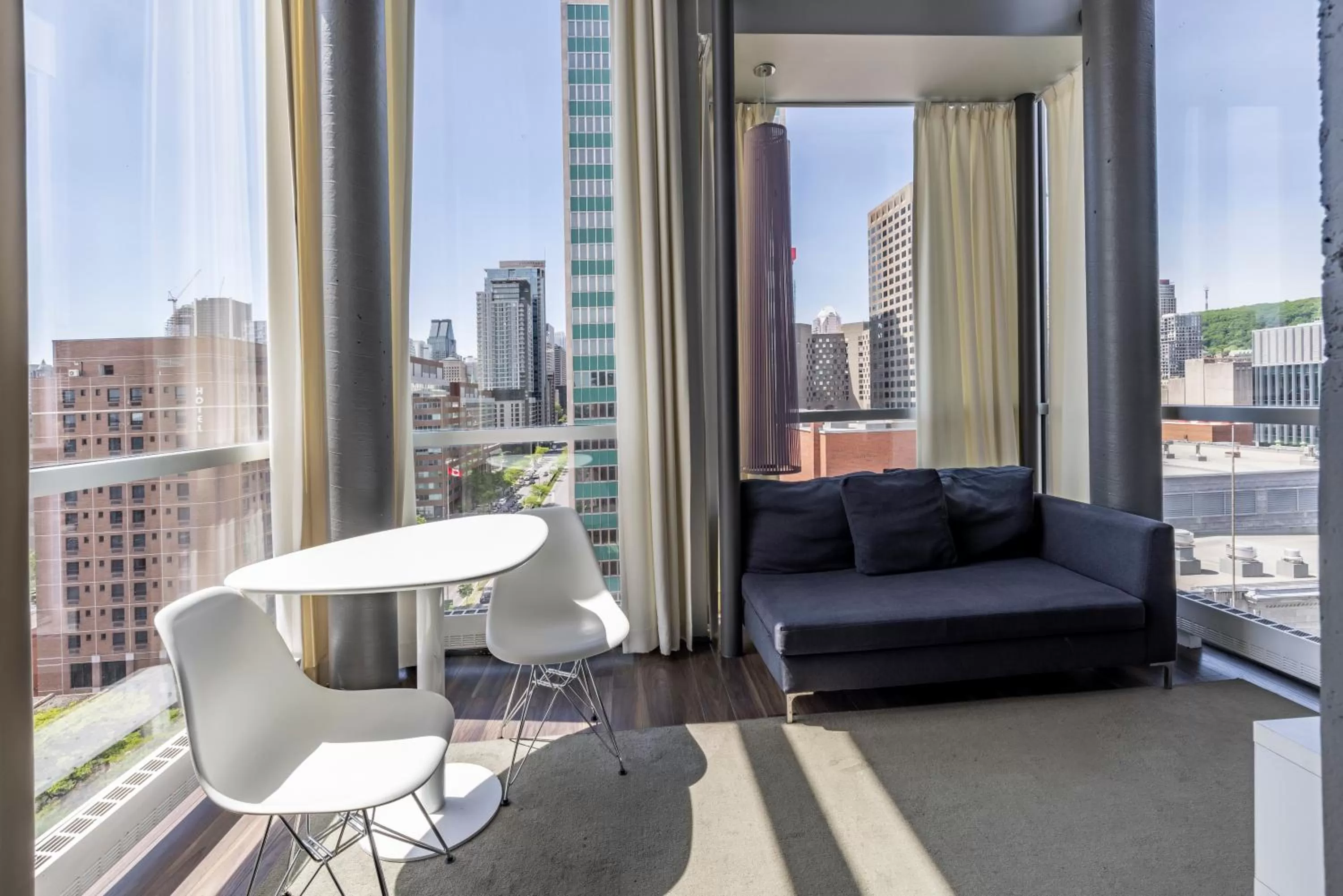 Living room in Hotel Zero 1 Montreal