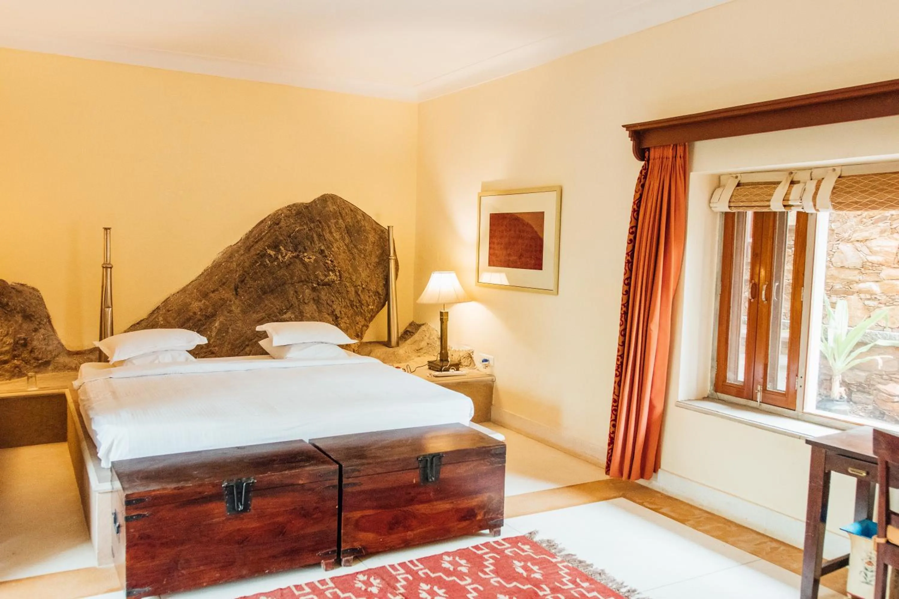 Bedroom, Bed in Devra Udaipur