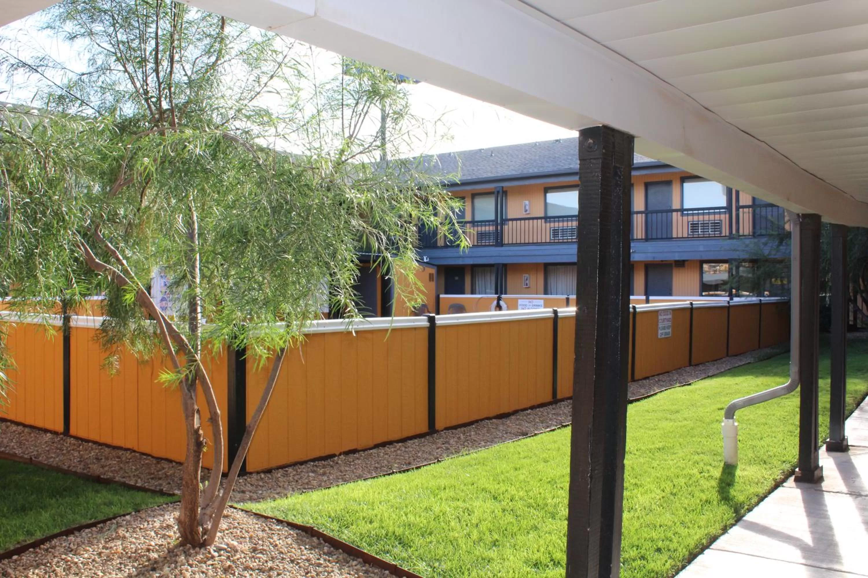 Pool view in The Executive Inn & Suites