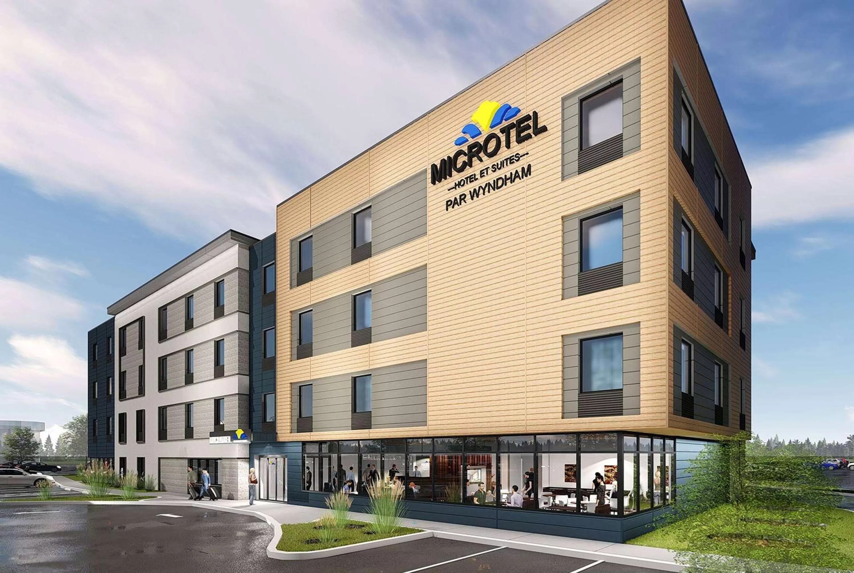 Property building in Microtel Inn & Suites by Wyndham Lachute