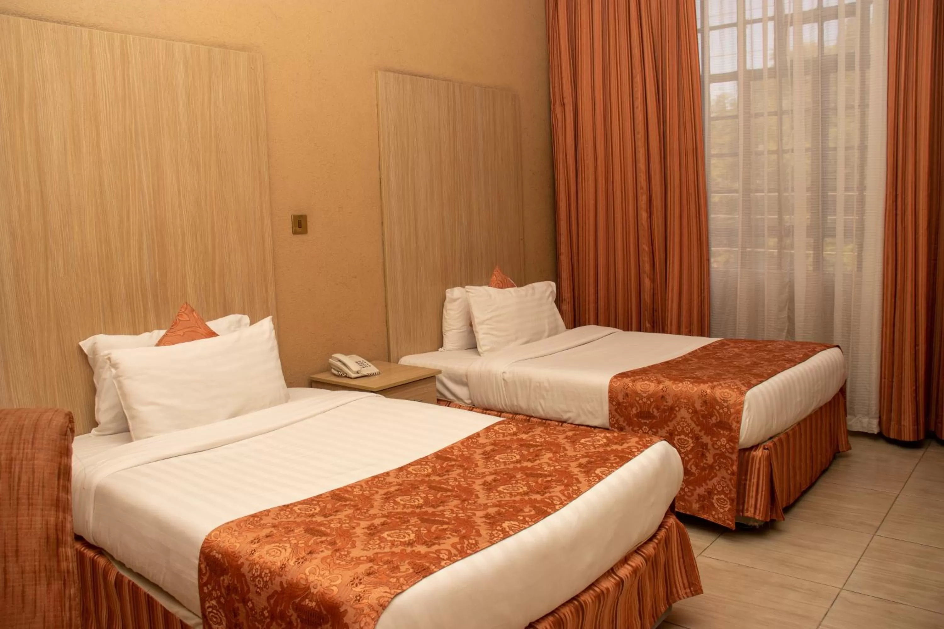 Bed in Hotel Waterbuck