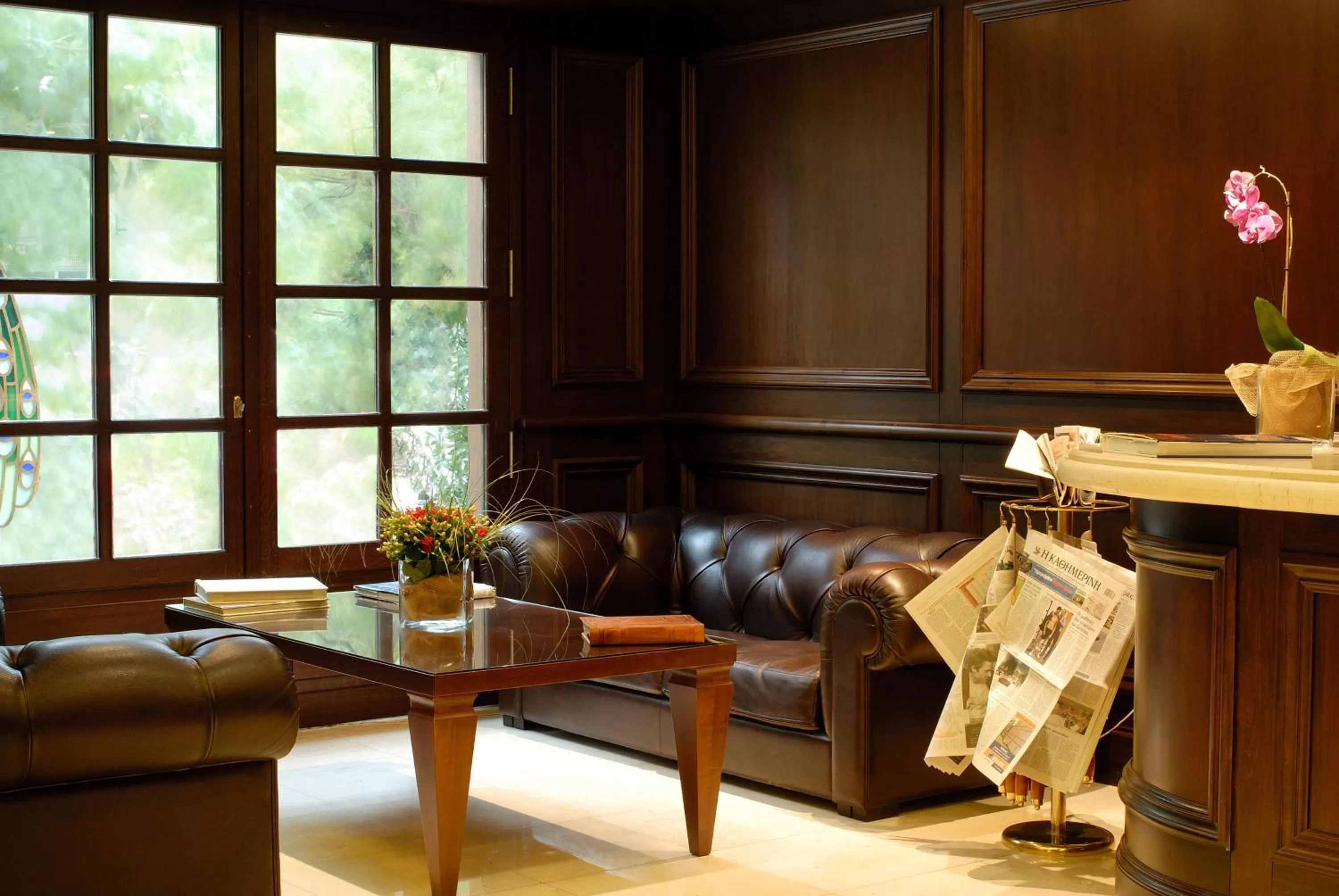 Lobby or reception in Hera Hotel