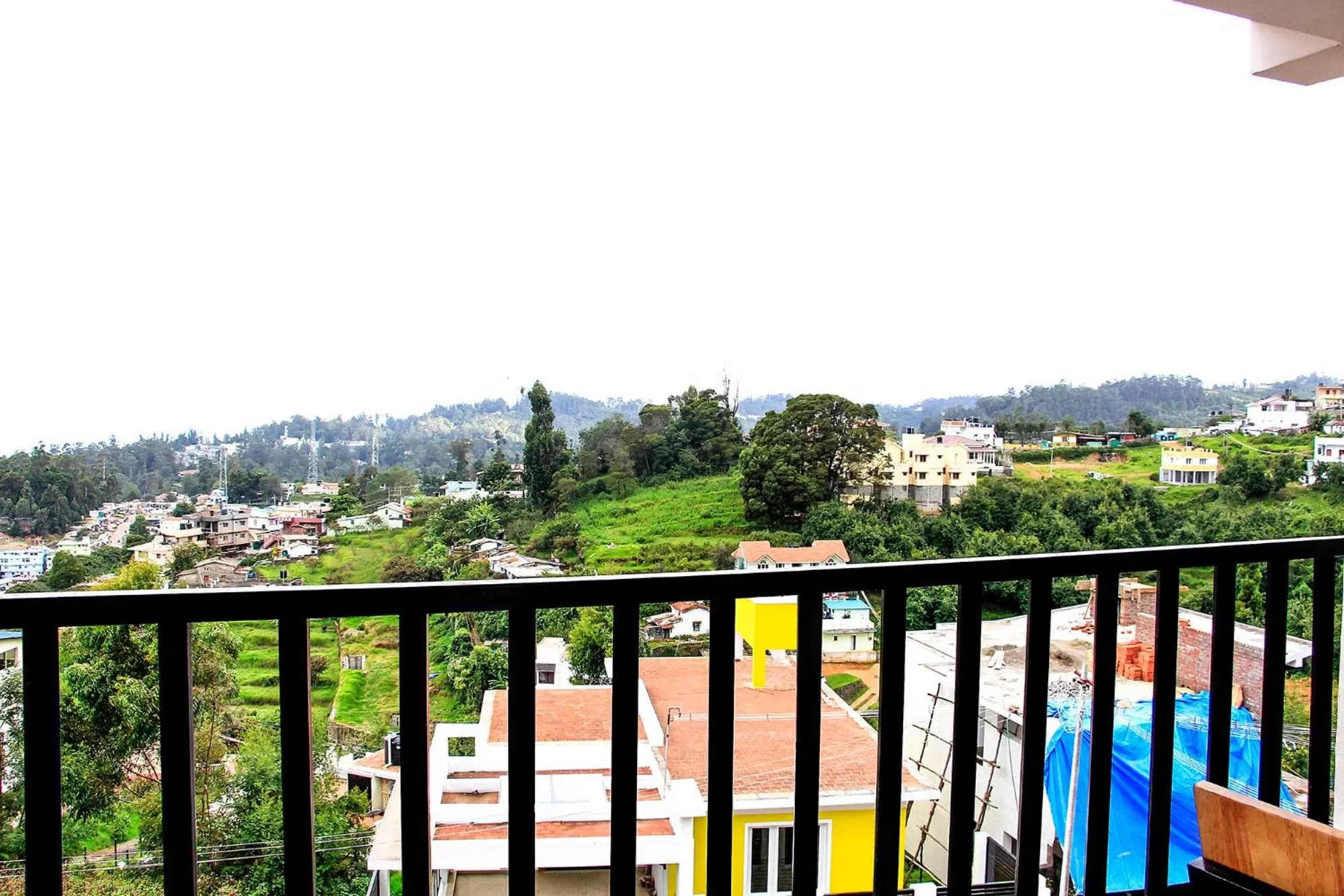 Balcony/Terrace, Pool View in FabHotel Tranquil Heights Kodaikanal