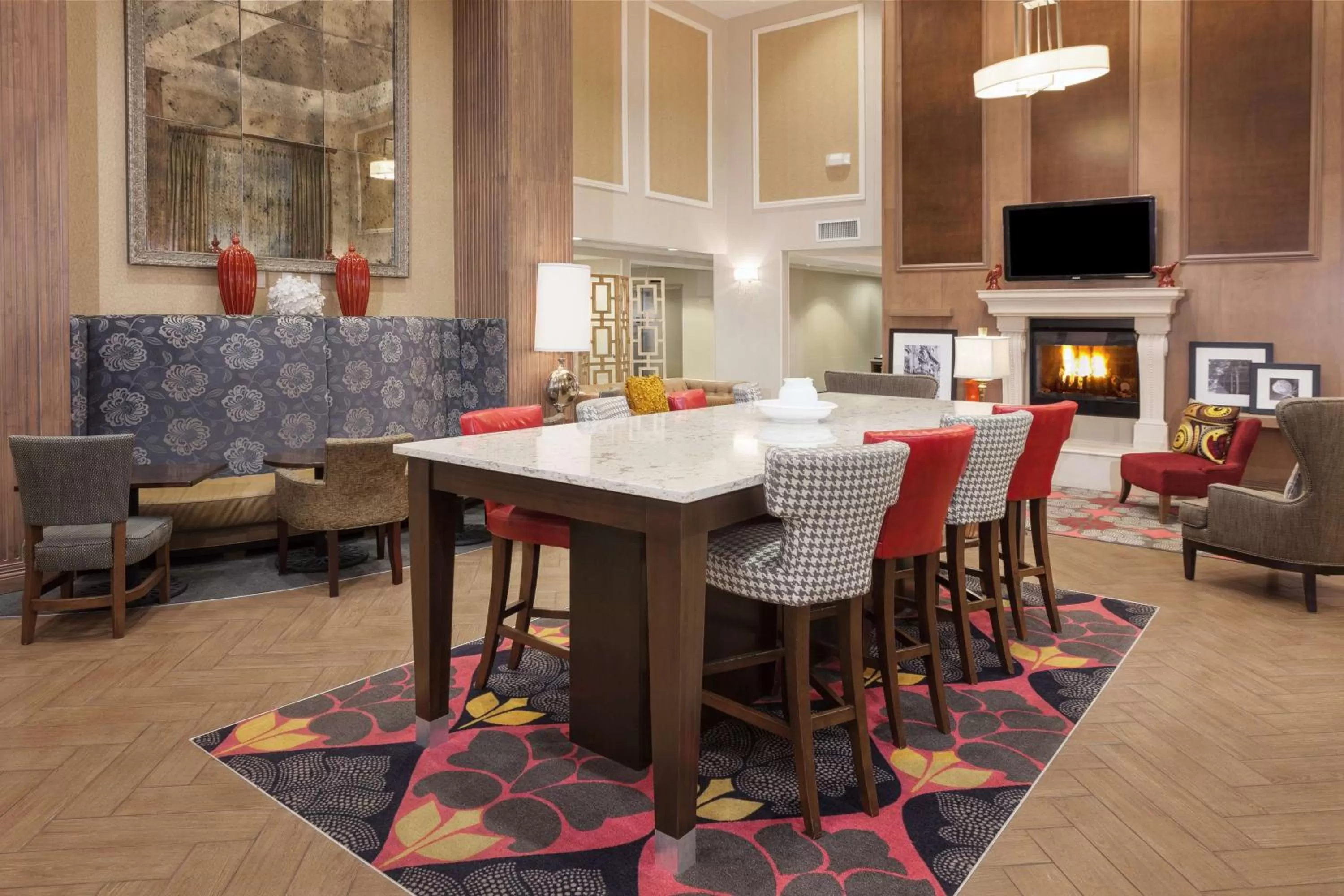 Lobby or reception in Hampton Inn & Suites Munster