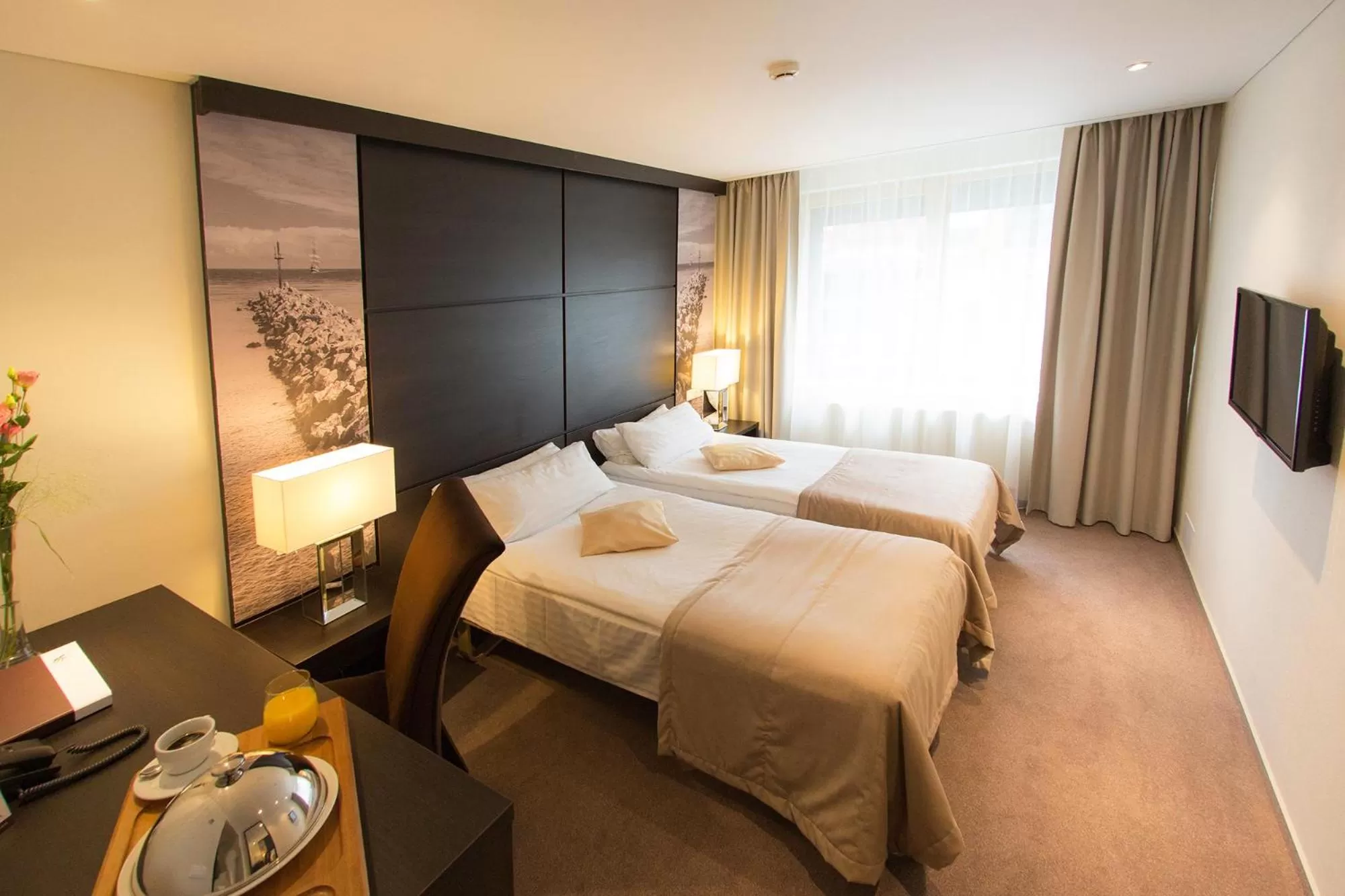 Bed in Amberton Hotel Klaipeda