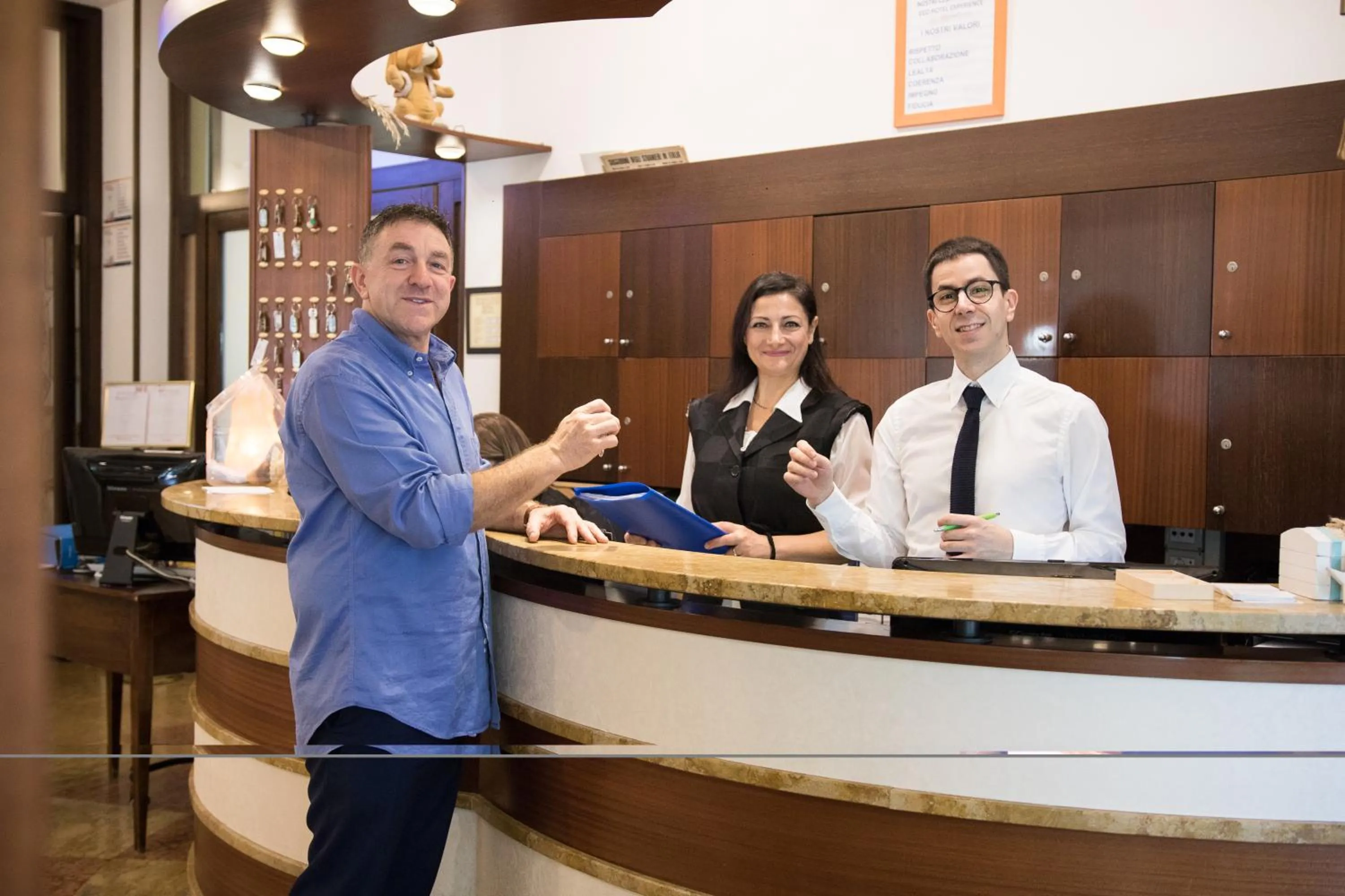 Staff in Hotel Dei Platani