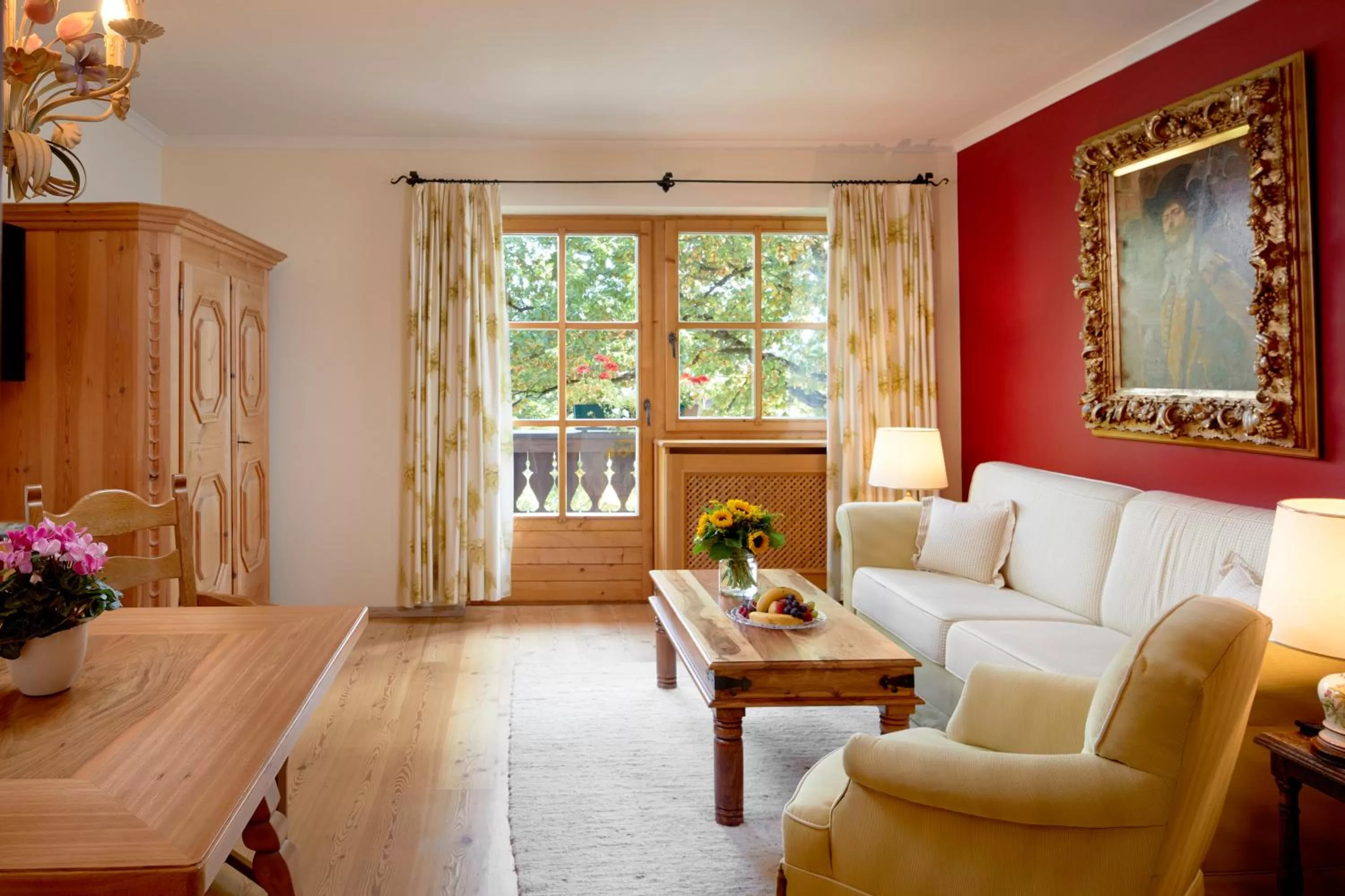 Balcony/Terrace in Landsitz Römerhof - Hotel Apartments