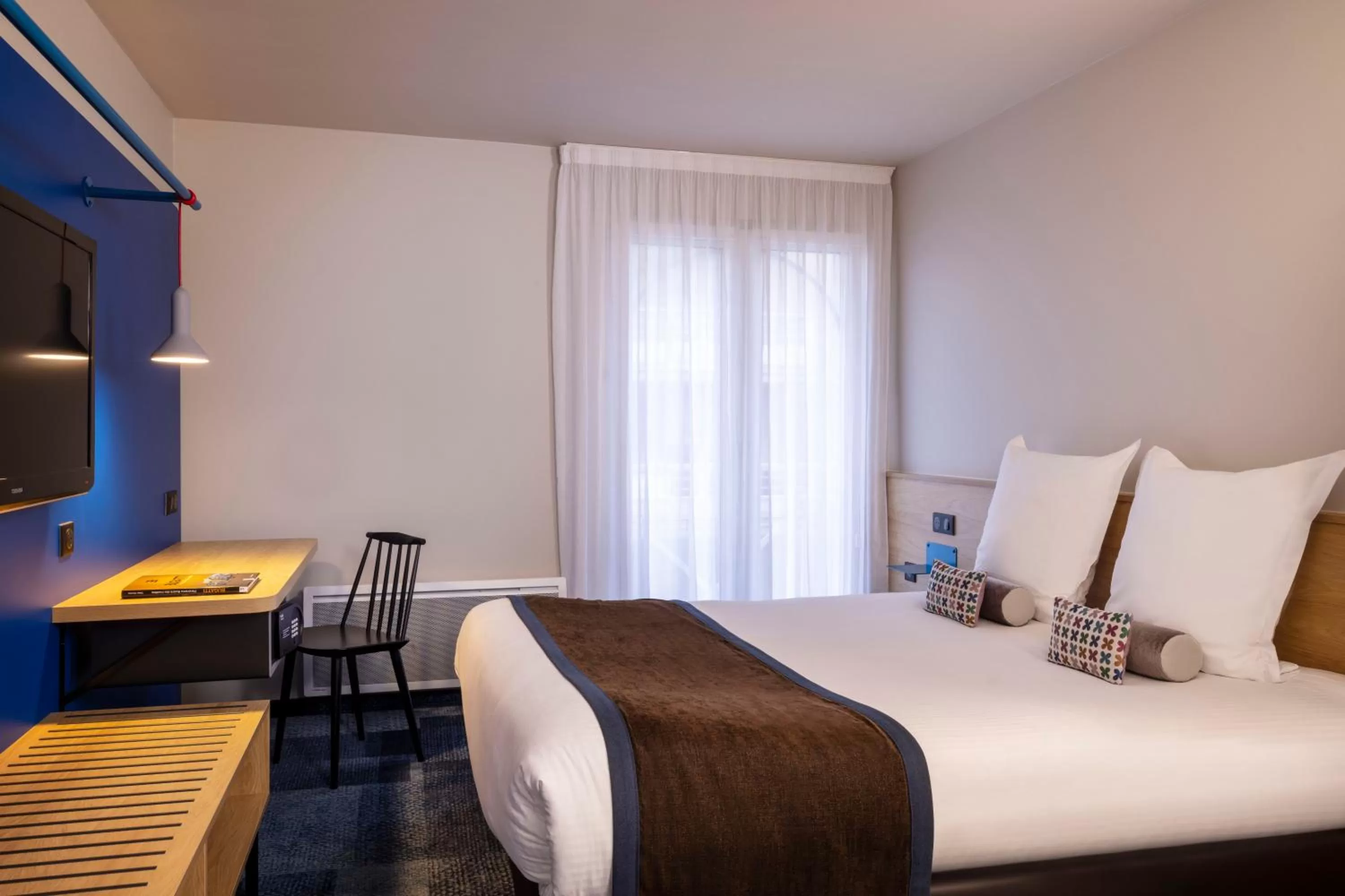 Bedroom, Bed in Hotel Le Bugatti