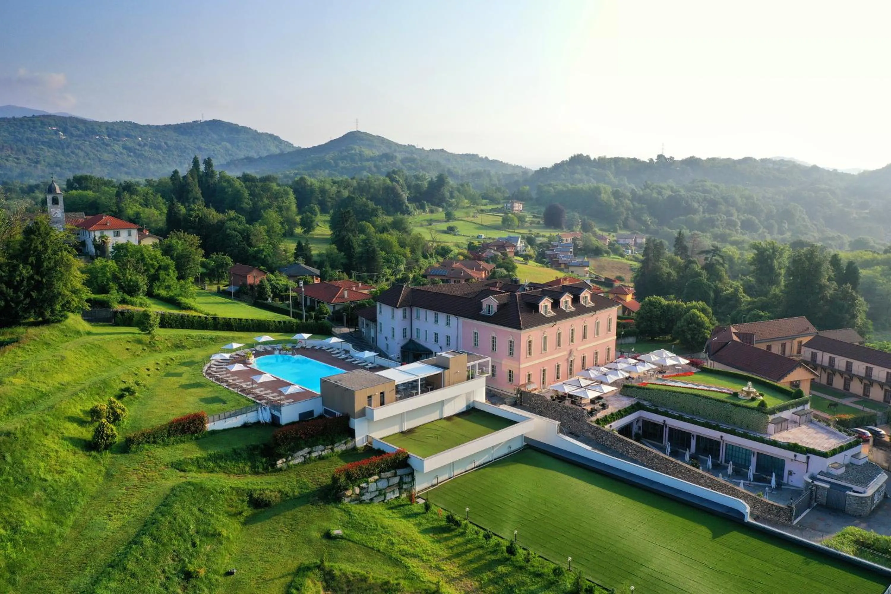 Bird's eye view in Castello Dal Pozzo Resort Lago Maggiore - Preferred Hotels & Resorts