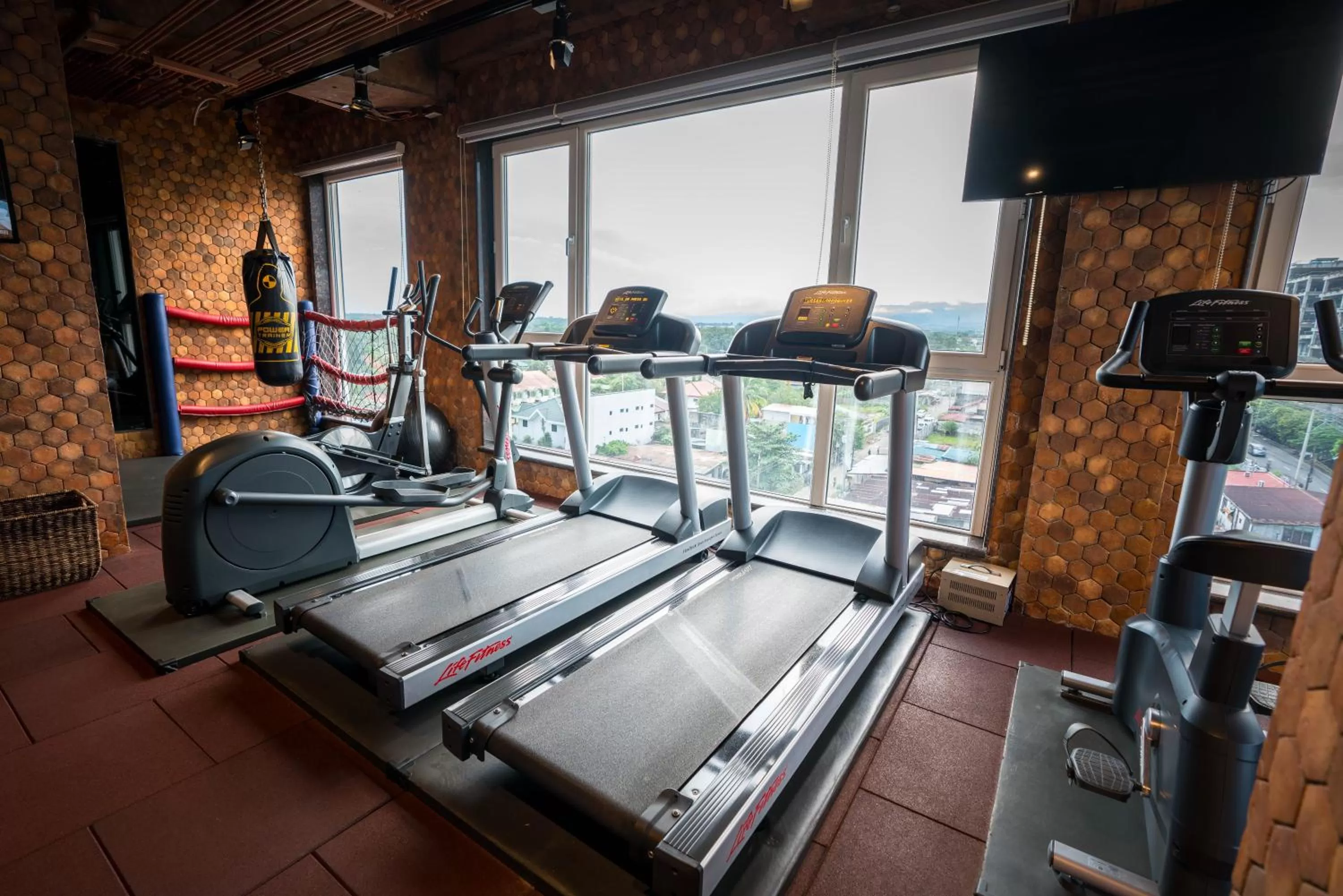 Fitness centre/facilities in ABC Hotel