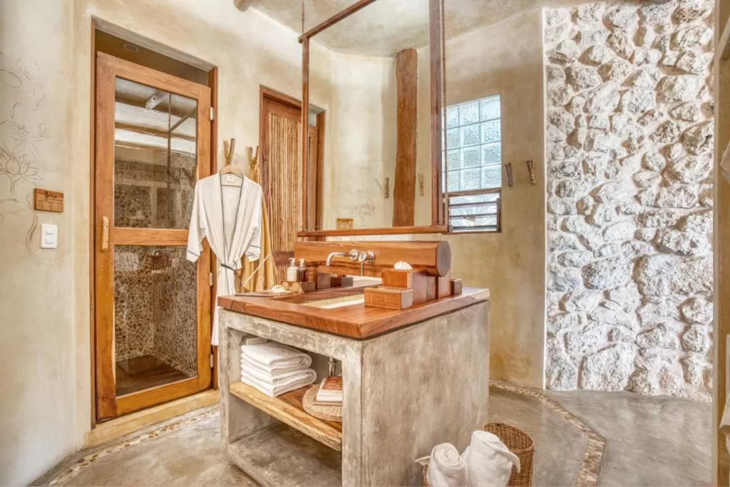 Shower in Alaya Tulum by Ahau Collection