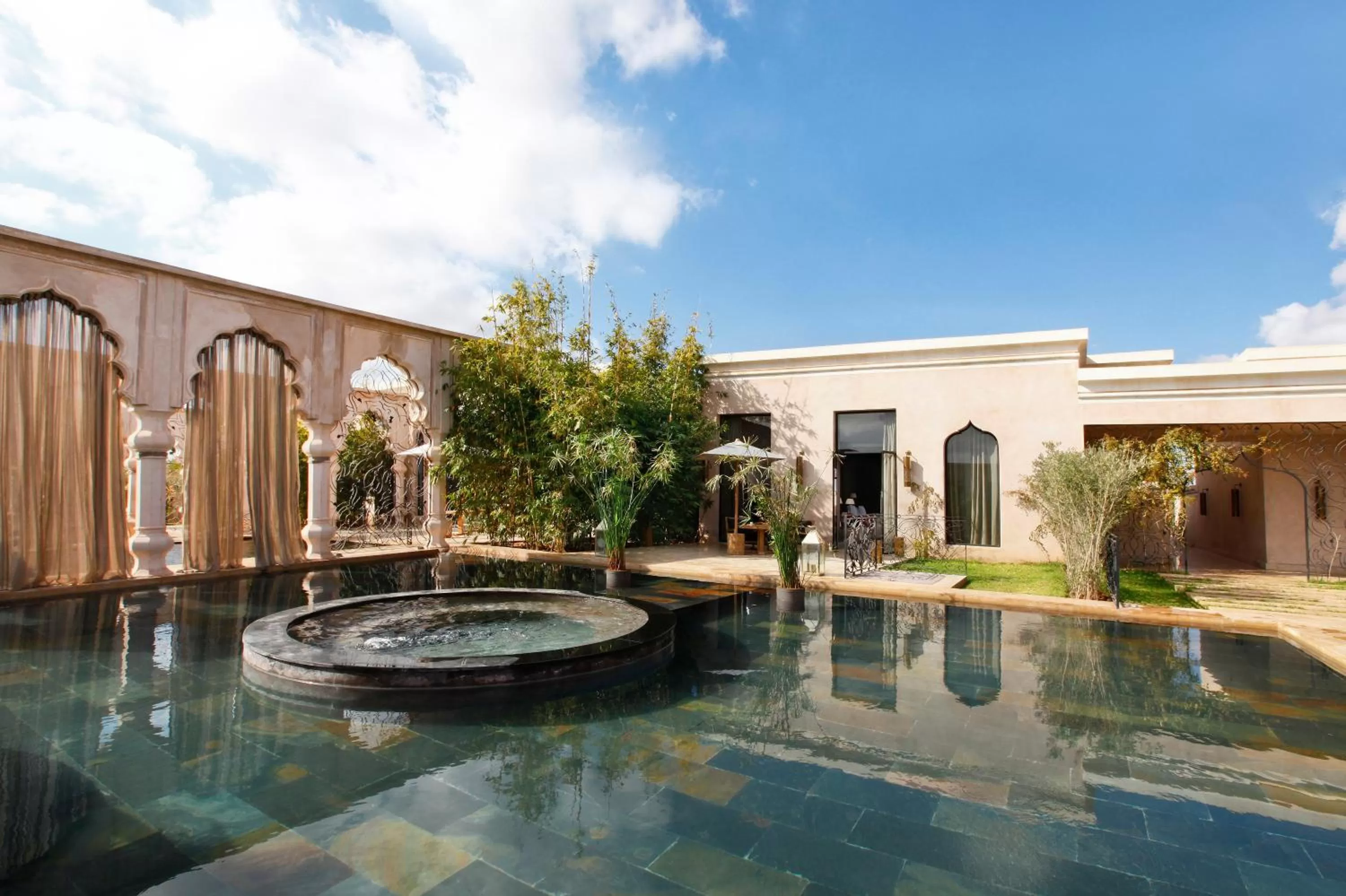 Pool view in Palais Namaskar