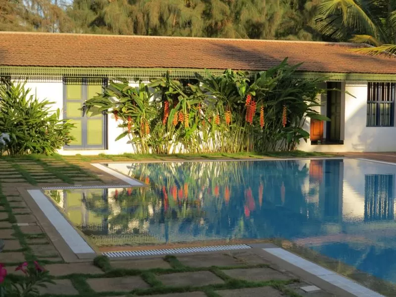 Swimming pool in The Bangala Chettinad