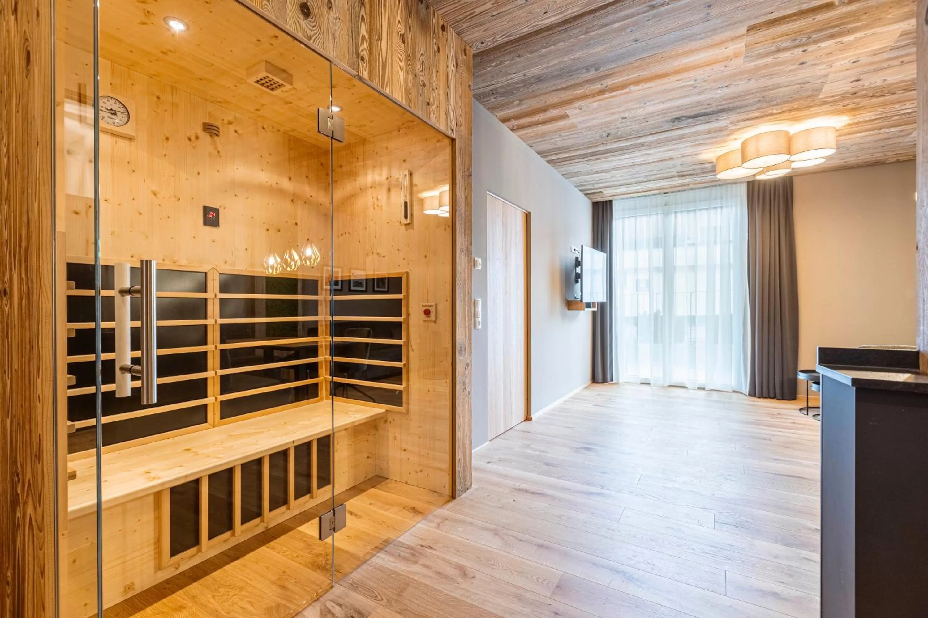 Sauna in Zillertal Suites Fügen by ALPS RESORTS