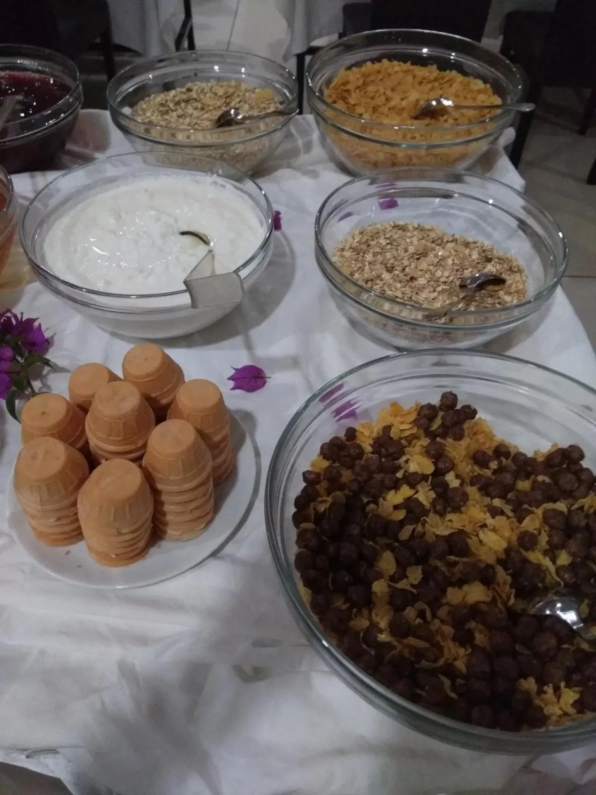 Buffet breakfast in Santa Marina Hotel