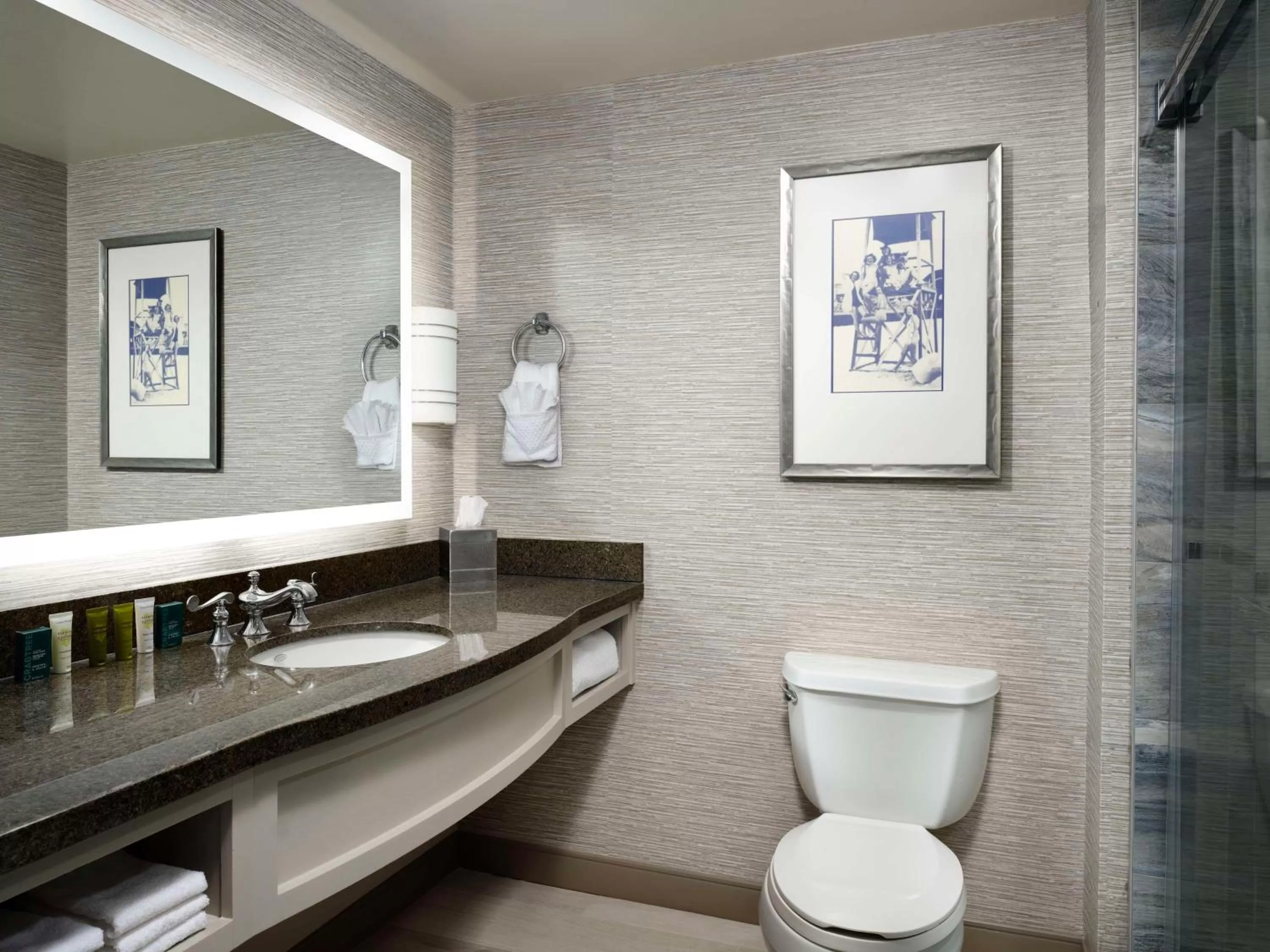 Bathroom in Hilton Virginia Beach Oceanfront