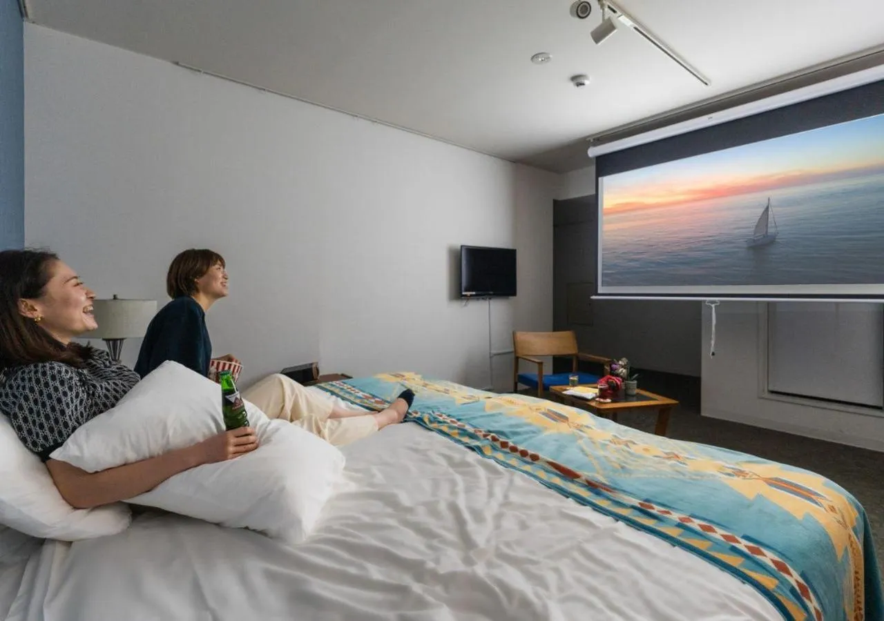 Bed in Hotel Graphy Nezu