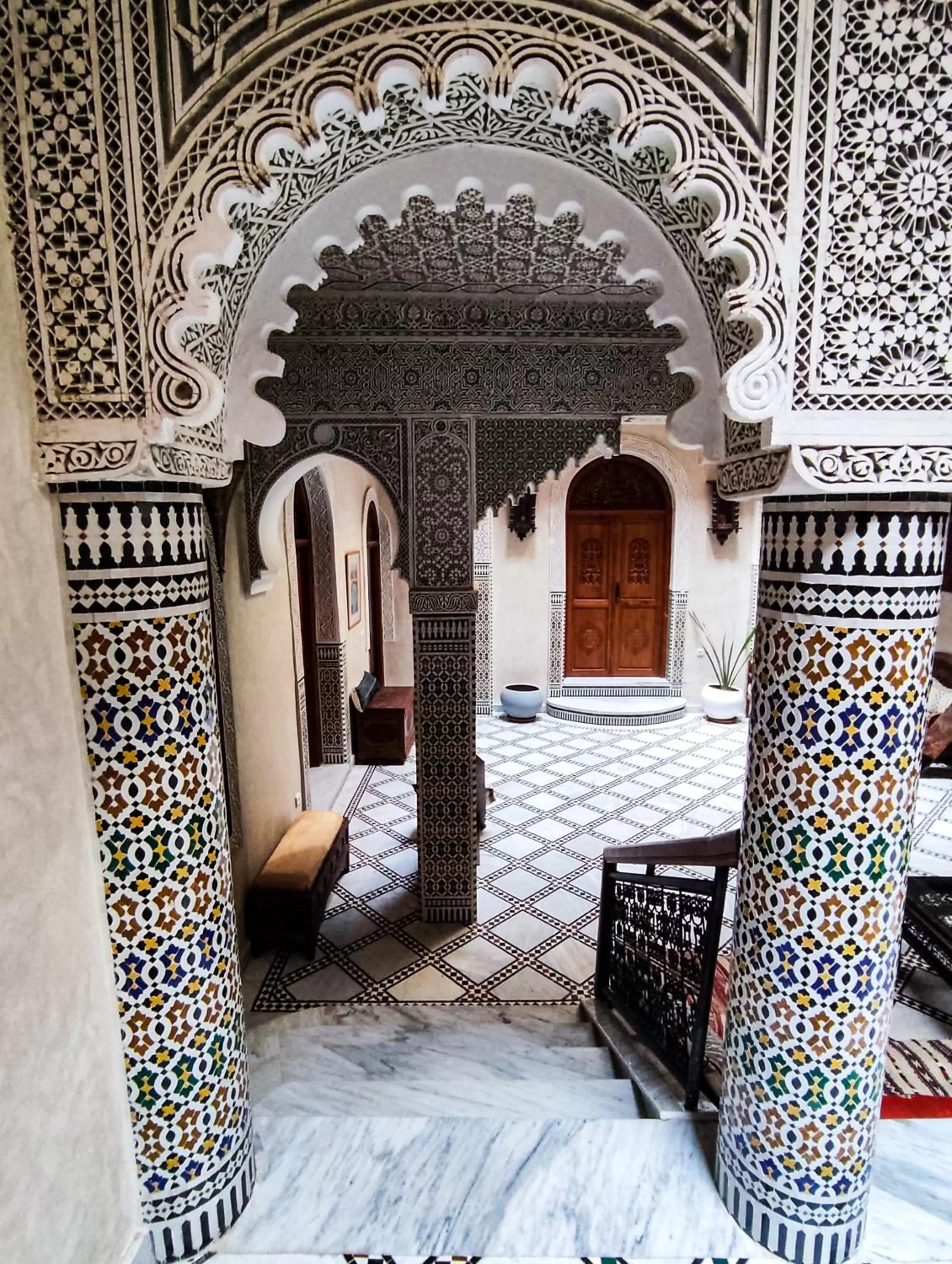 Living room in Riad le petit ksar
