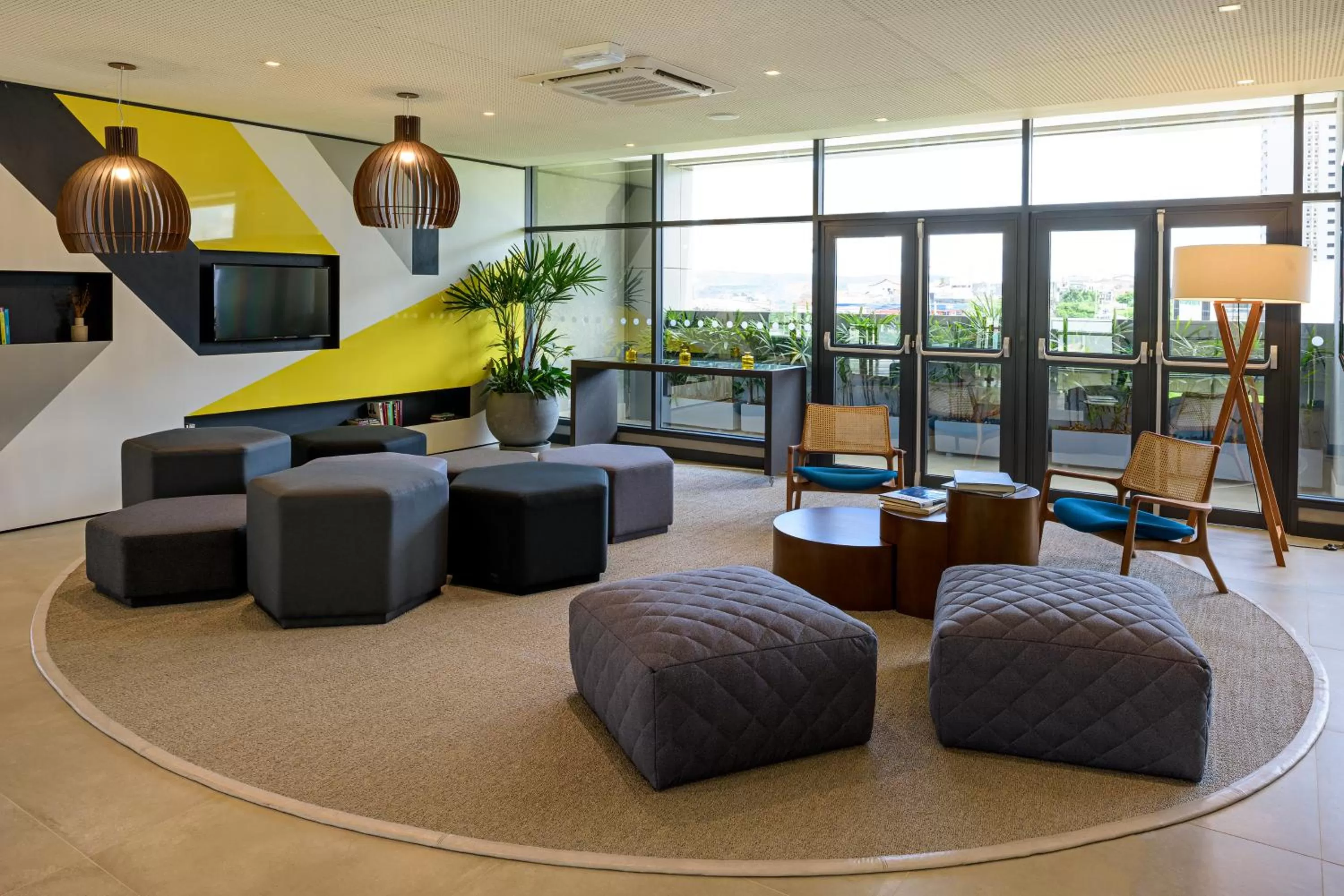 Lobby or reception in Novotel Sorocaba