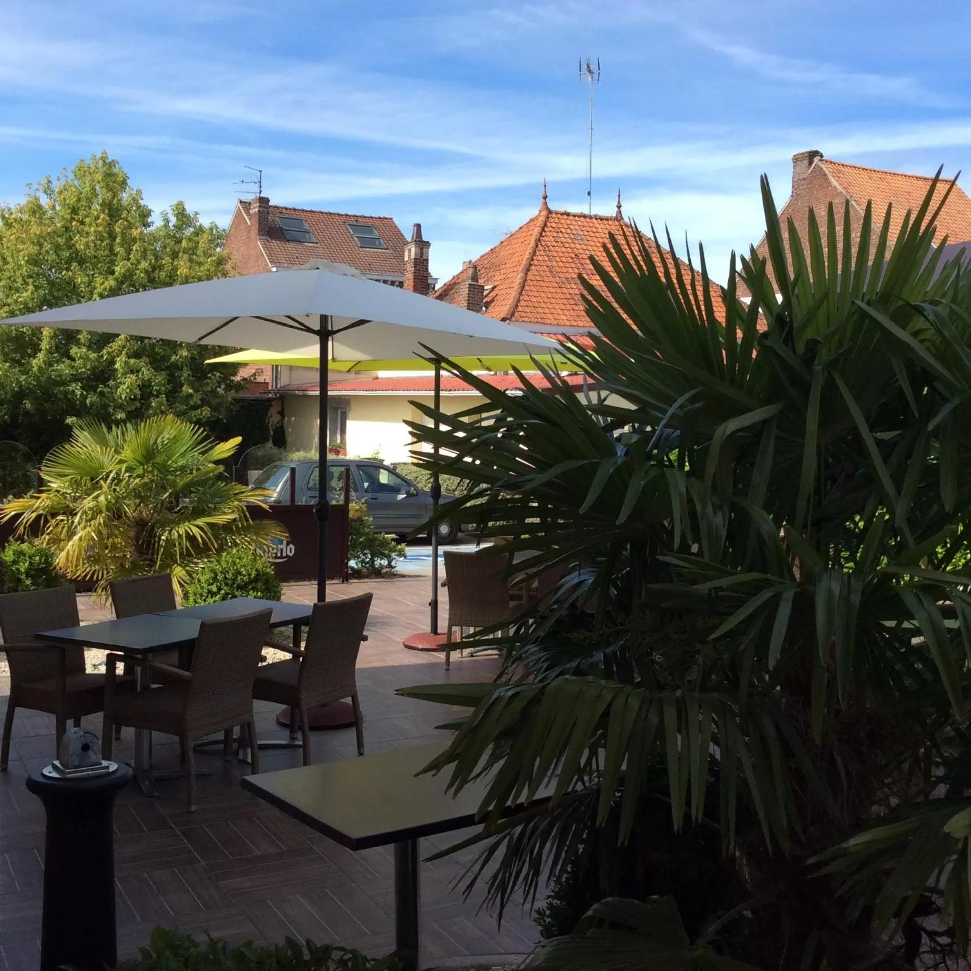 Patio in Le Logis De La Lys