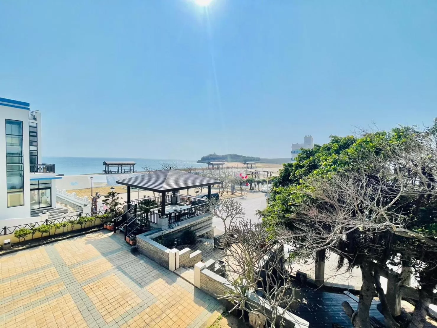Balcony/Terrace in Beachcastle & Sea View Villa